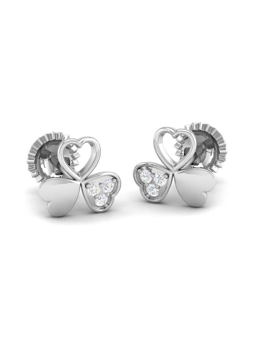 AKSHAT SAPPHIRE 92.5 Sterling Silver Rhodium-Plated CZ Studded Floral Studs Earrings
AKSHAT SAPPHIRE 92.5 Sterling Silver Rhodium-Plated CZ Studded Floral Studs Earrings