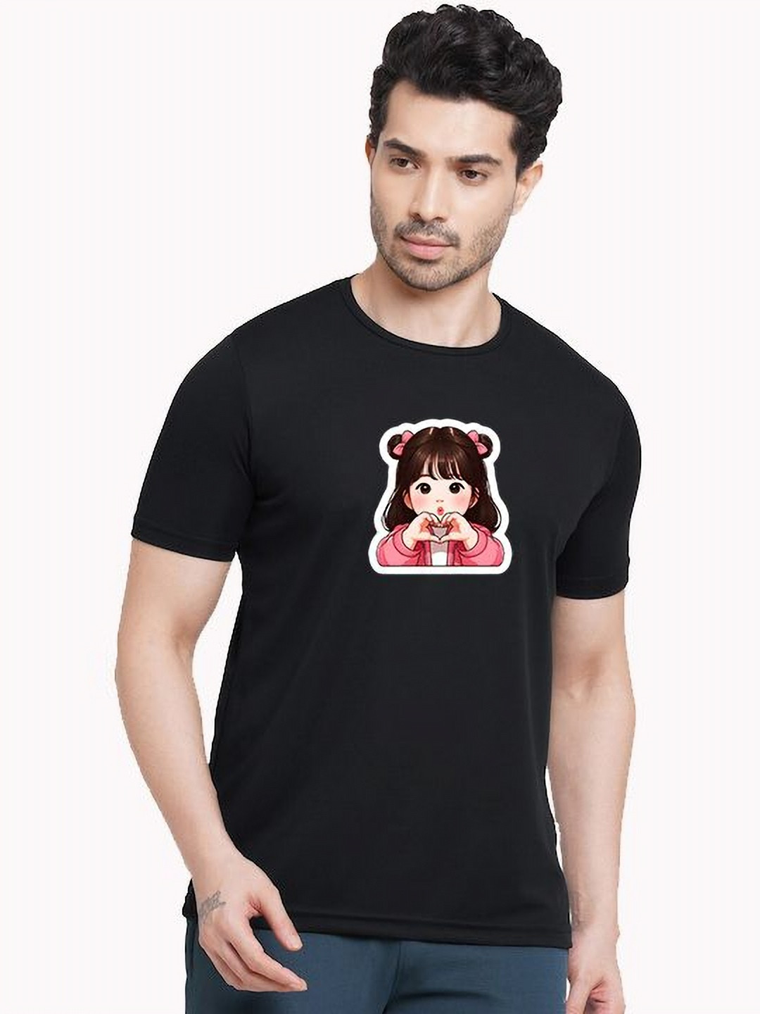 THE BEETEL HOUSE Men Graphic Printed Round Neck Cotton T-shirt, Black
THE BEETEL HOUSE Men Graphic Printed Round Neck Cotton T-shirt, Black