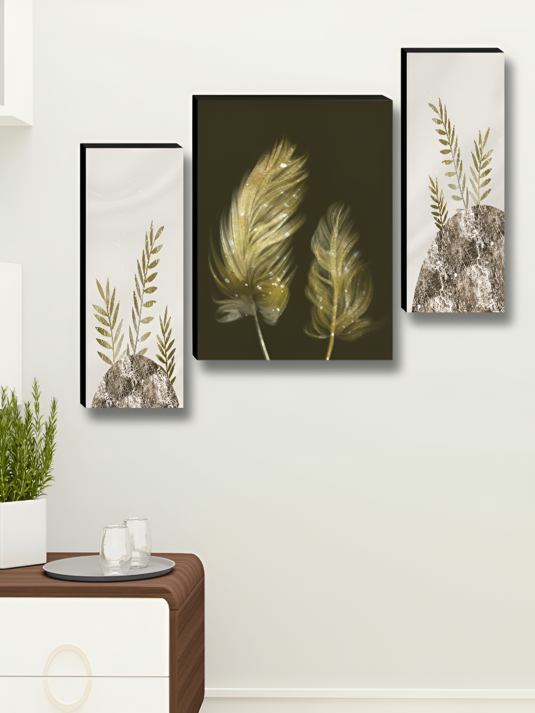 Myntra Elegant Homes White & Brown 3 Pcs Leaf Floral & Botanical Synthetic Wood Wall Art
Myntra Elegant Homes White & Brown 3 Pcs Leaf Floral & Botanical Synthetic Wood Wall Art