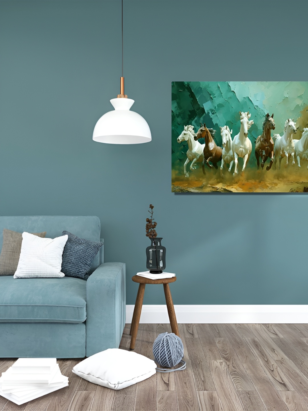 Myntra Elegant Homes Green Seven Running Horses Vastu Birds & Animals Canvas Wall Art
Myntra Elegant Homes Green Seven Running Horses Vastu Birds & Animals Canvas Wall Art