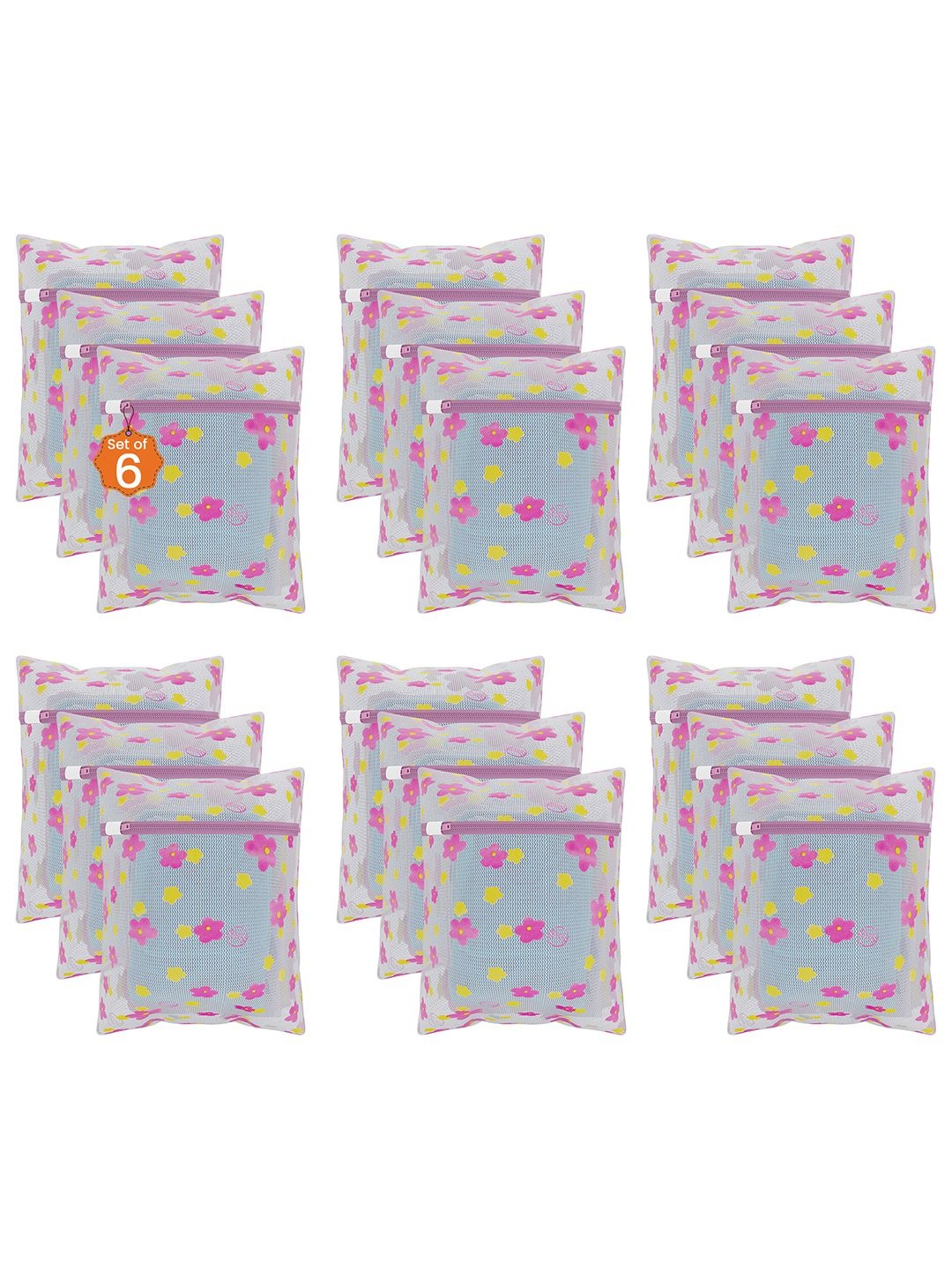 Kuber Industries Pink 18 Pieces Sunflower Designed Reusable Laundry Bags With Zipper
Kuber Industries Pink 18 Pieces Sunflower Designed Reusable Laundry Bags With Zipper