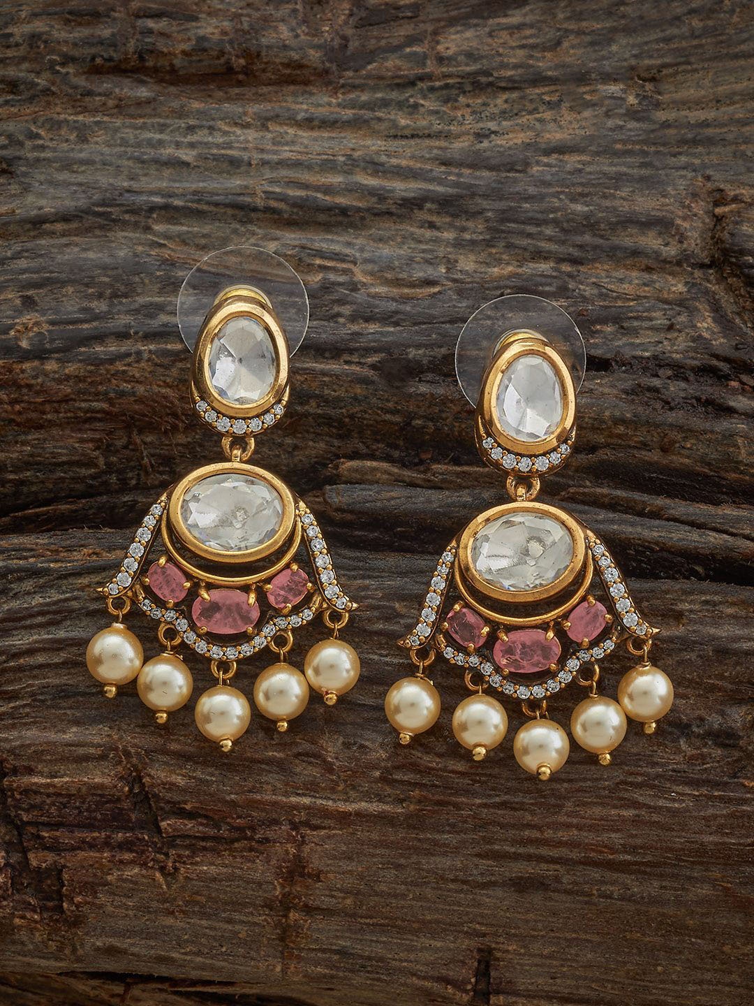 Kushal's Fashion Jewellery Victorian-Plated Ethnic Kundan Drop Earrings, Gold
Kushal's Fashion Jewellery Victorian-Plated Ethnic Kundan Drop Earrings, Gold