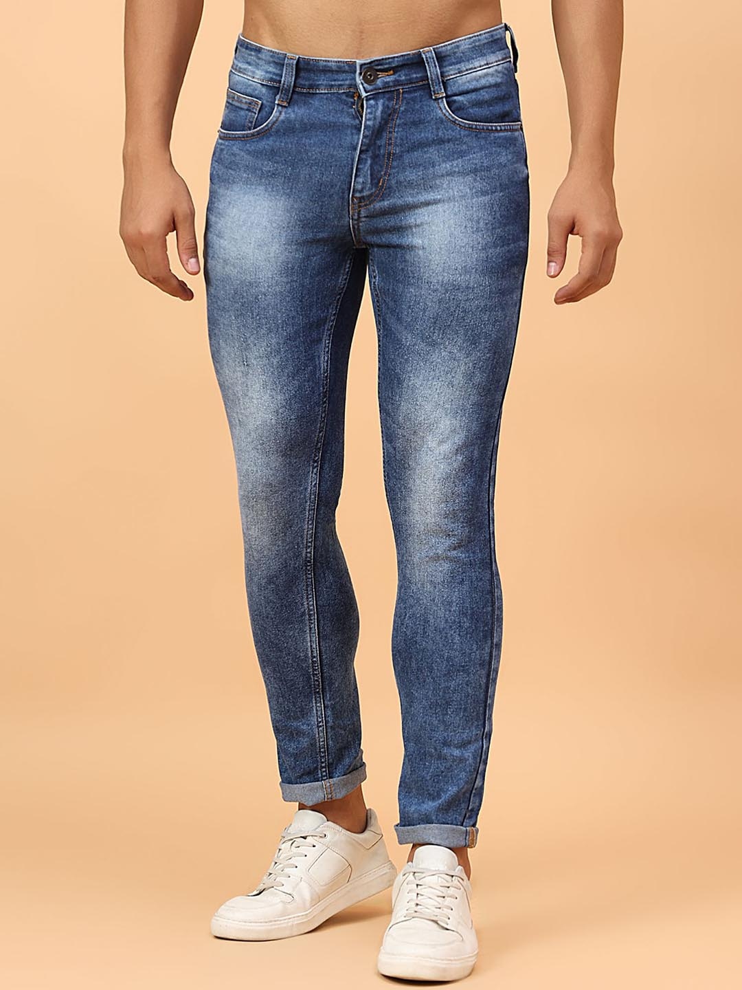 R.Code by The Roadster Life Co. Men Micheal Slim Fit Heavy Fade Stretchable Jeans, Blue
R.Code by The Roadster Life Co. Men Micheal Slim Fit Heavy Fade Stretchable Jeans, Blue