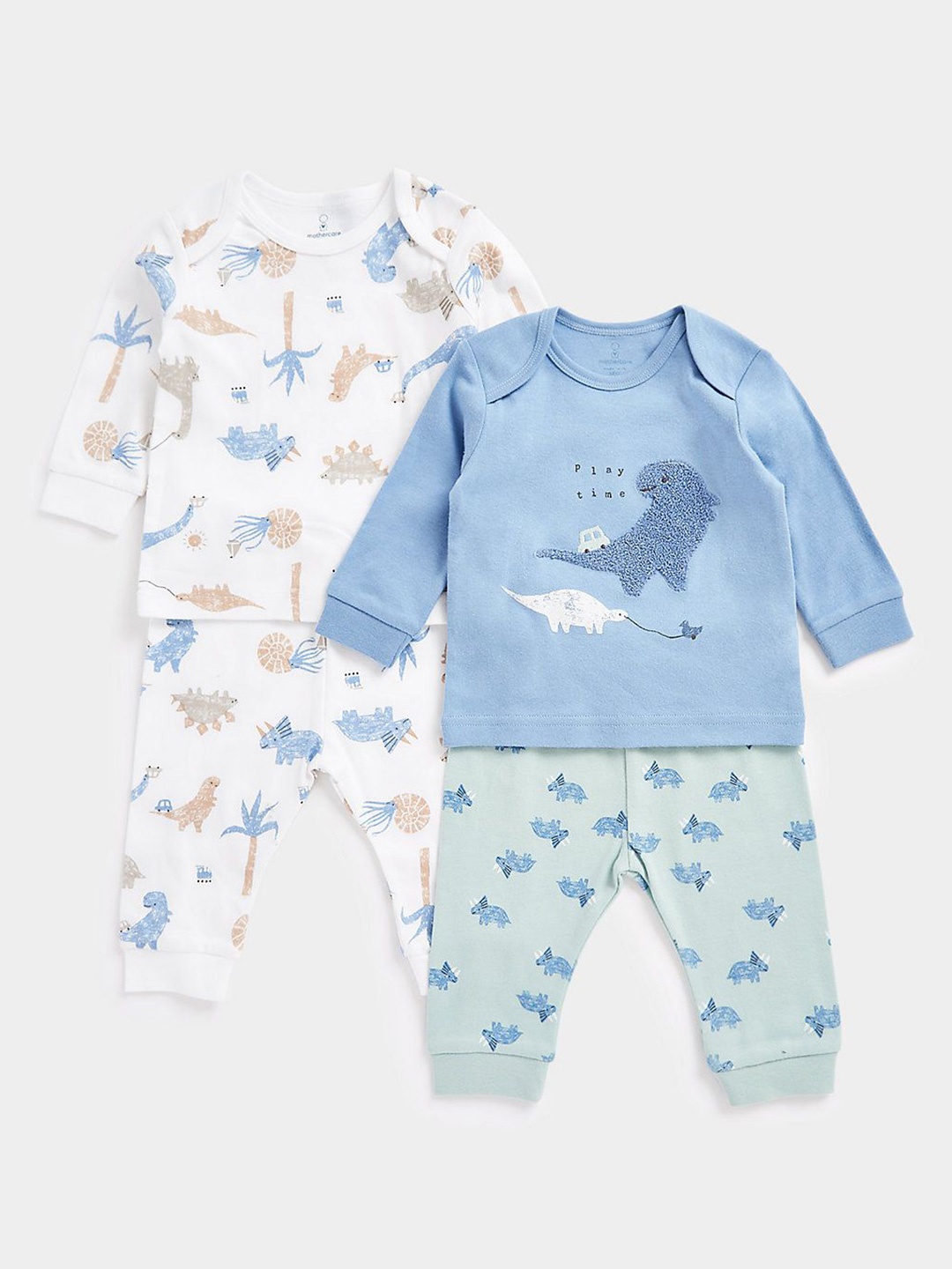 mothercare Boys Pack Of 2 Printed Round Neck Pure Cotton Sweatshirt With Joggers, Blue
mothercare Boys Pack Of 2 Printed Round Neck Pure Cotton Sweatshirt With Joggers, Blue