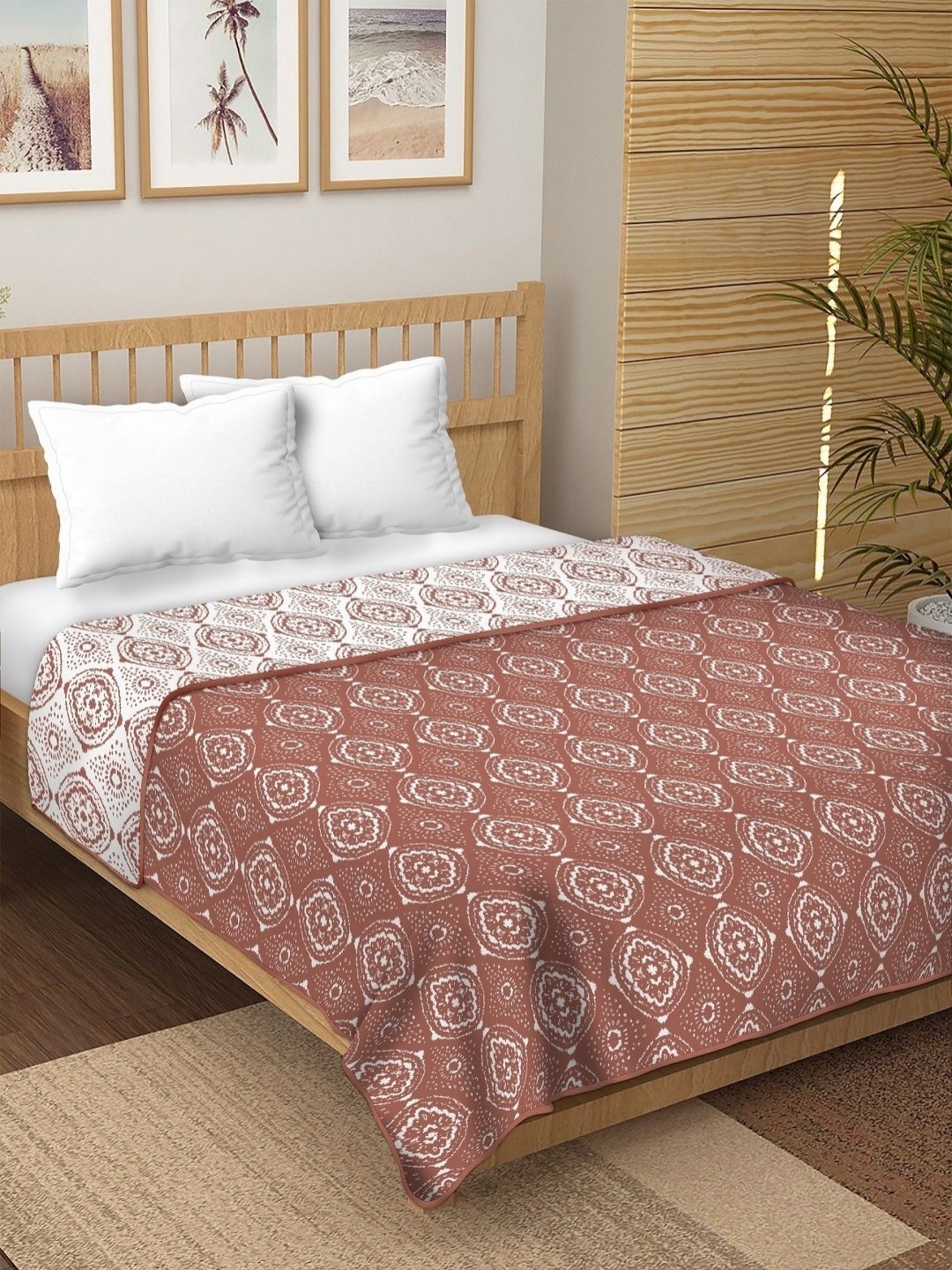 tundwal's Brown & White Floral Printed Pure Cotton 210 GSM AC Room Double Bed Dohar
tundwal's Brown & White Floral Printed Pure Cotton 210 GSM AC Room Double Bed Dohar