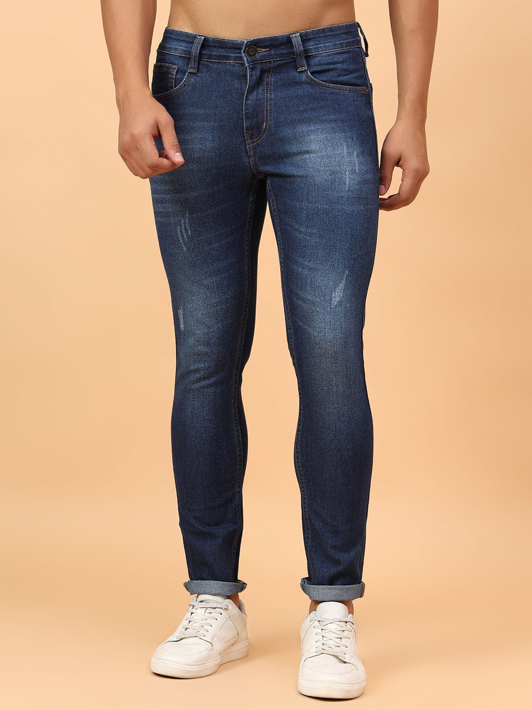 R.Code by The Roadster Life Co. Men Micheal Slim Fit Light Fade Stretchable Jeans, Navy blue
R.Code by The Roadster Life Co. Men Micheal Slim Fit Light Fade Stretchable Jeans, Navy blue