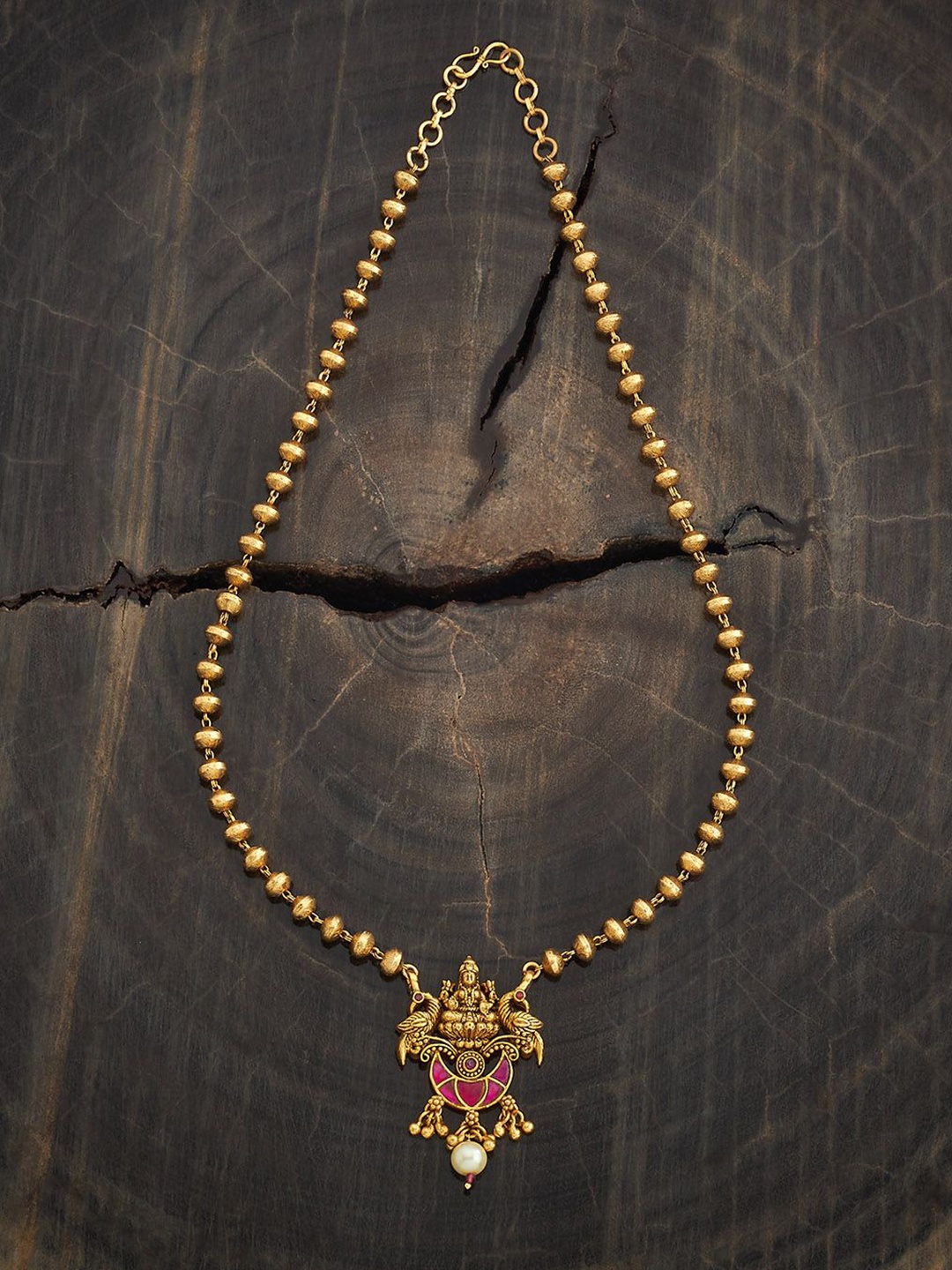 Kushal's Fashion Jewellery Copper Gold-Plated Stone Studded & Beaded Antique Necklace
Kushal's Fashion Jewellery Copper Gold-Plated Stone Studded & Beaded Antique Necklace