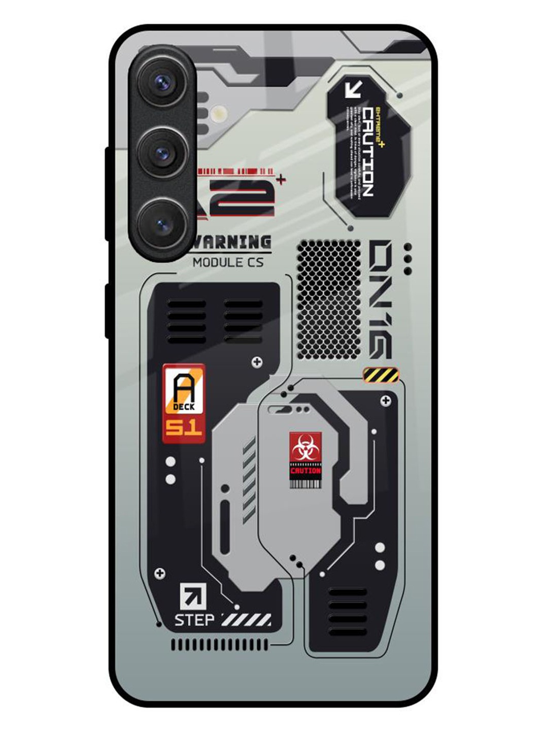 QRIOH Techno Vibes Samsung Galaxy S25 Plus 5G Impact Resistant Back Case, Black
QRIOH Techno Vibes Samsung Galaxy S25 Plus 5G Impact Resistant Back Case, Black