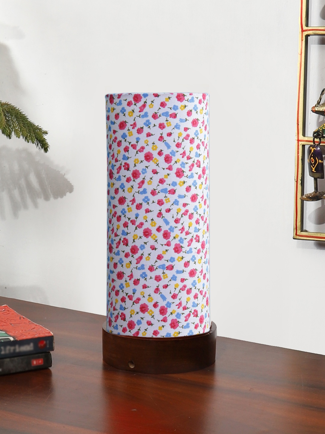 Devansh White & Red Floral Printed Wooden Contemporary Cylindrical Shaped Table Lamp
Devansh White & Red Floral Printed Wooden Contemporary Cylindrical Shaped Table Lamp