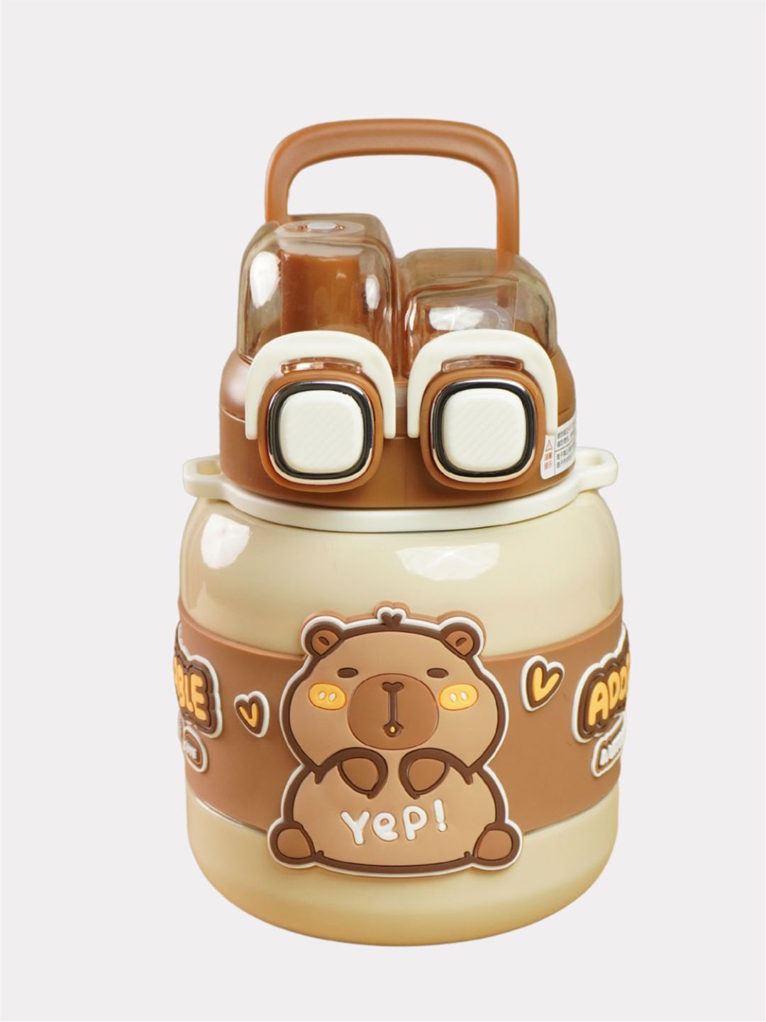 Little Surprise Box LLP Brown & White Cartoon Printed Stainless Steel Water Bottle 660 ml
Little Surprise Box LLP Brown & White Cartoon Printed Stainless Steel Water Bottle 660 ml