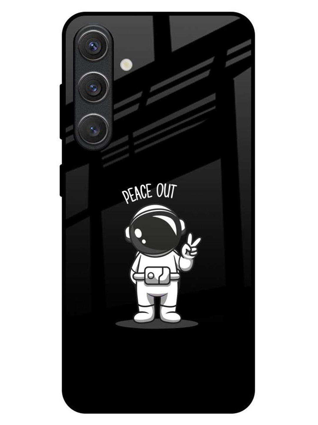 QRIOH Peace Out Astro Real Samsung Galaxy S25 Plus 5G Impact Resistant Back Case, Black
QRIOH Peace Out Astro Real Samsung Galaxy S25 Plus 5G Impact Resistant Back Case, Black
