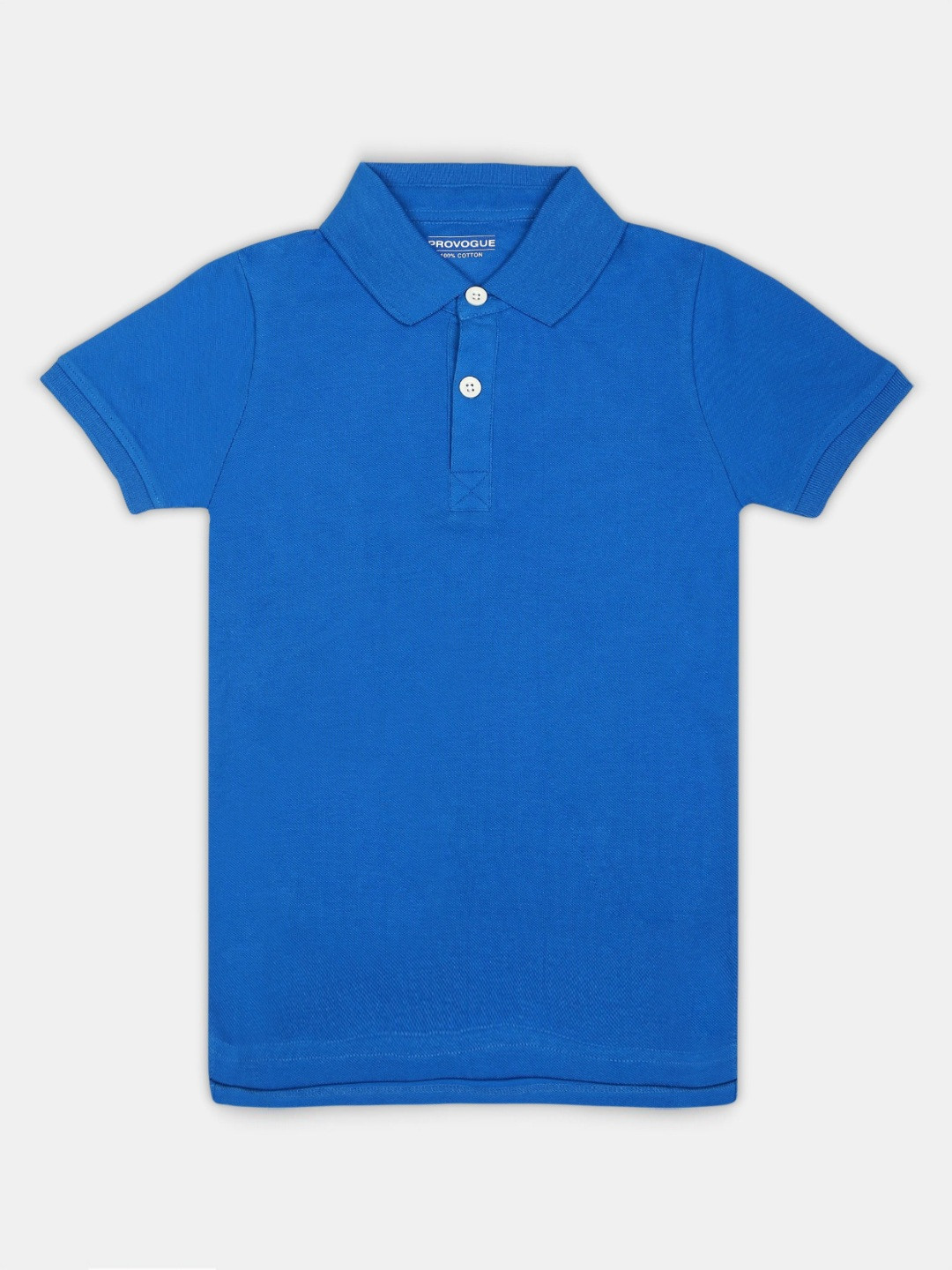 Provogue Boys Solid Polo Collar Cotton T-shirt, Blue
Provogue Boys Solid Polo Collar Cotton T-shirt, Blue