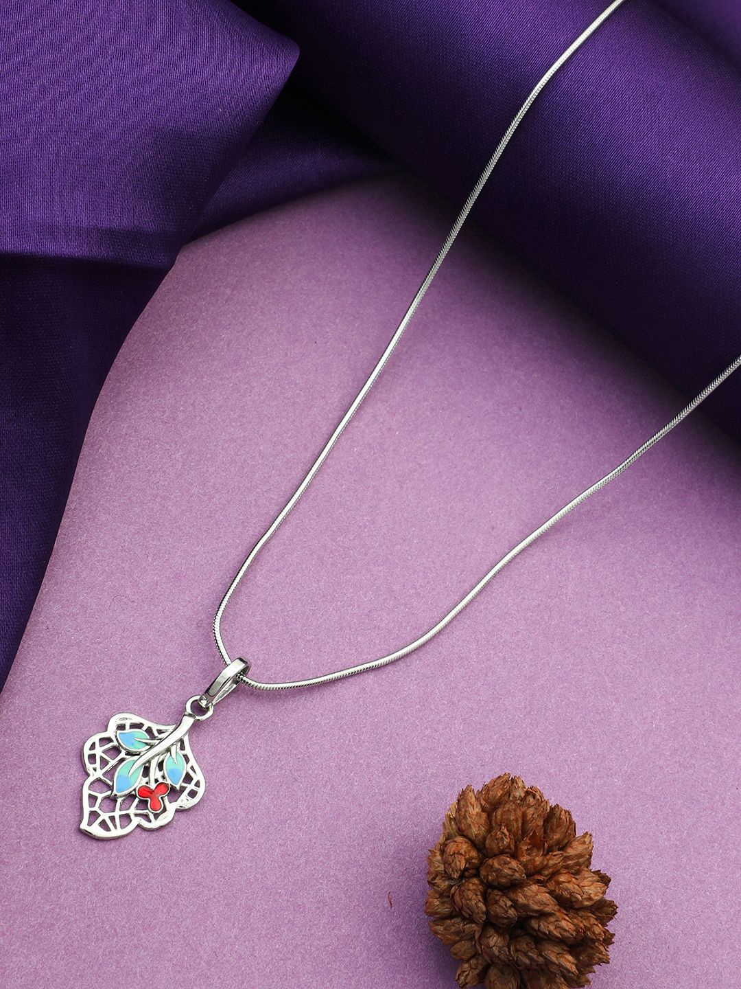 MAIRA 925 Sterling Silver Rhodium-Plated Cubic Zirconia Contemporary Pendants With Chains
MAIRA 925 Sterling Silver Rhodium-Plated Cubic Zirconia Contemporary Pendants With Chains