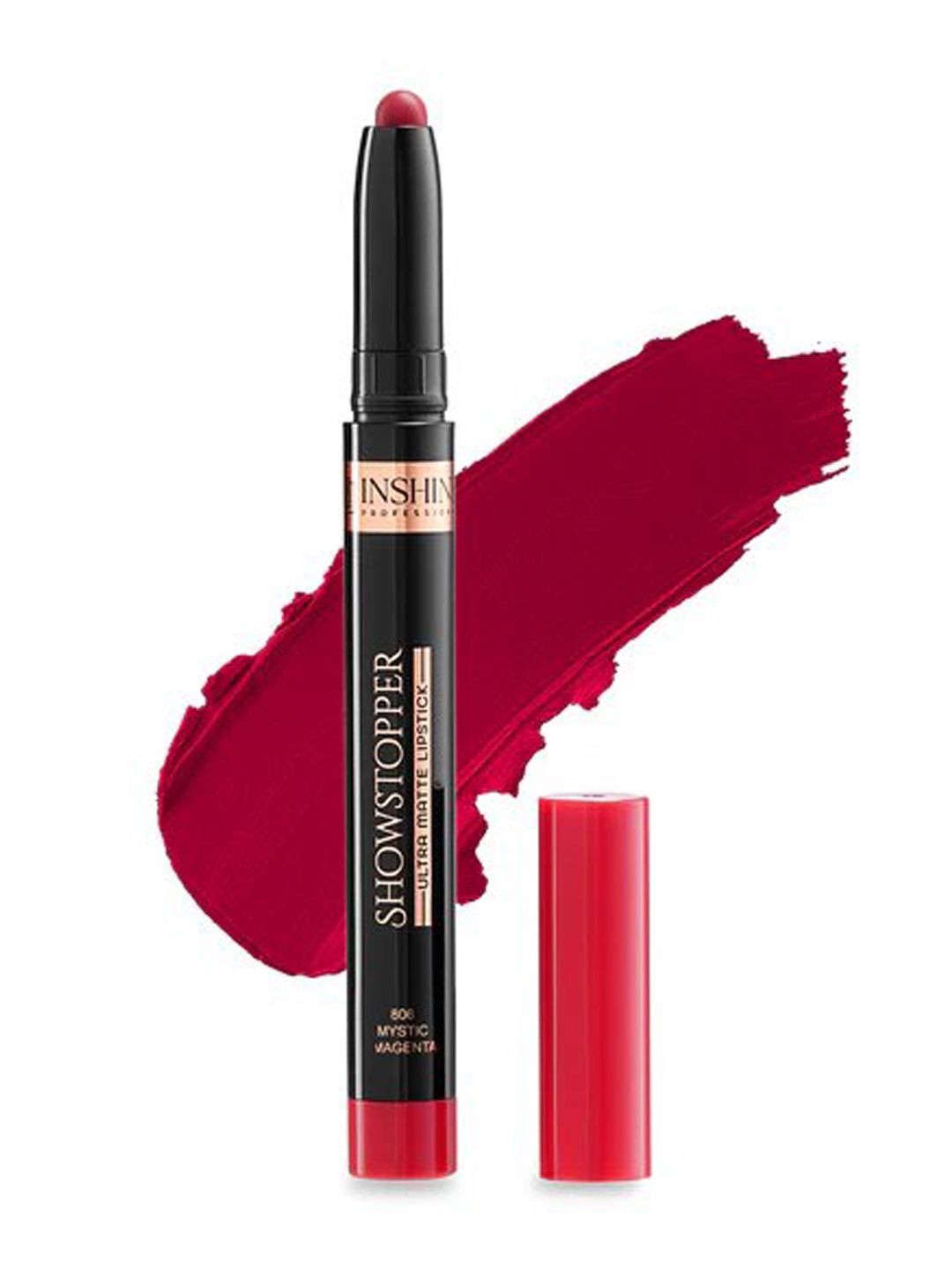 Inshine Showstopper Ultra Matte Long Lasting Lipstick - 3.5 g - Mystic Magenta 806, Maroon
Inshine Showstopper Ultra Matte Long Lasting Lipstick - 3.5 g - Mystic Magenta 806, Maroon