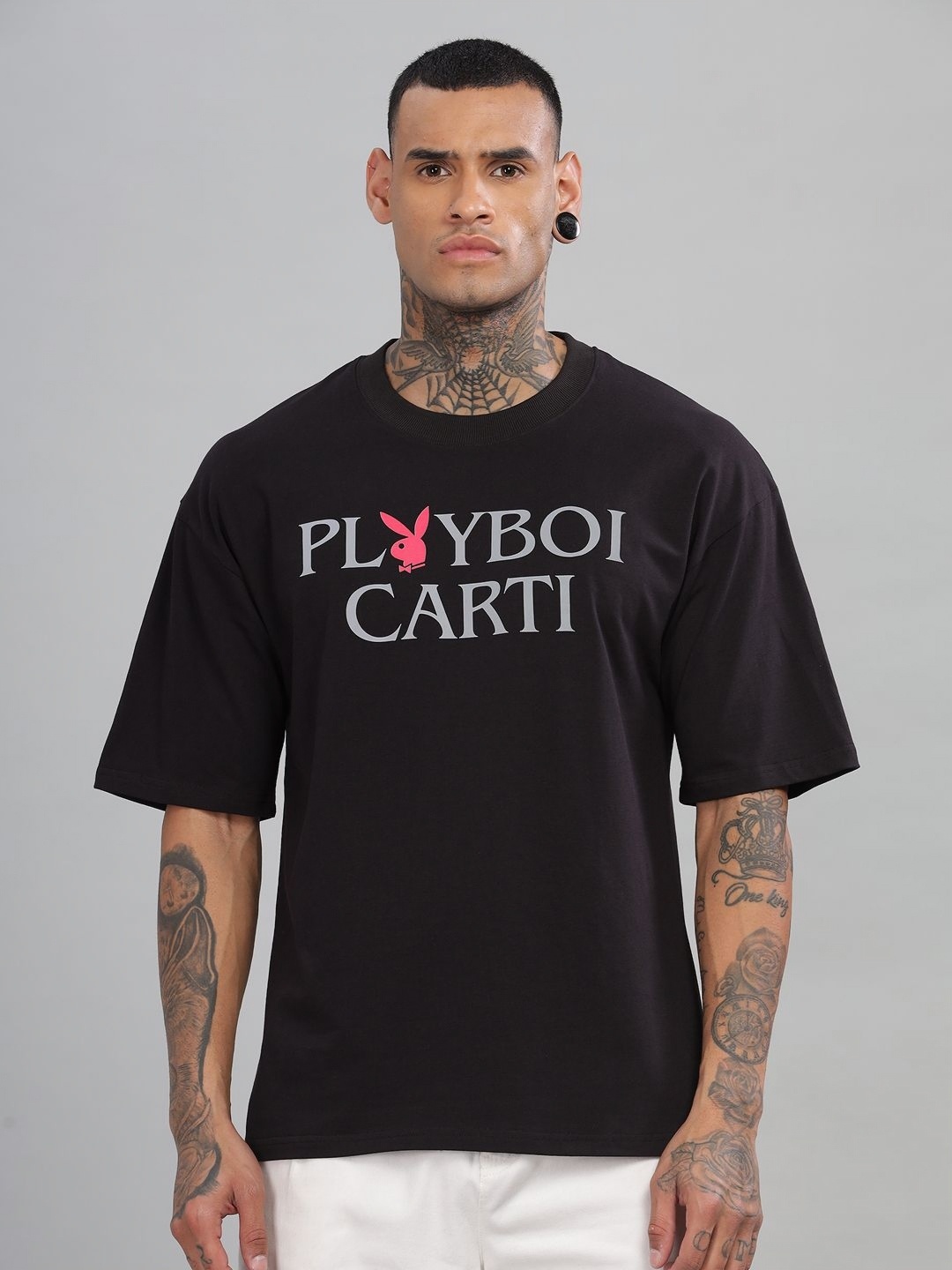 Fmagnet Clothing Unisex Typography Printed Round Neck Cotton Oversized T-shirt, Black
Fmagnet Clothing Unisex Typography Printed Round Neck Cotton Oversized T-shirt, Black