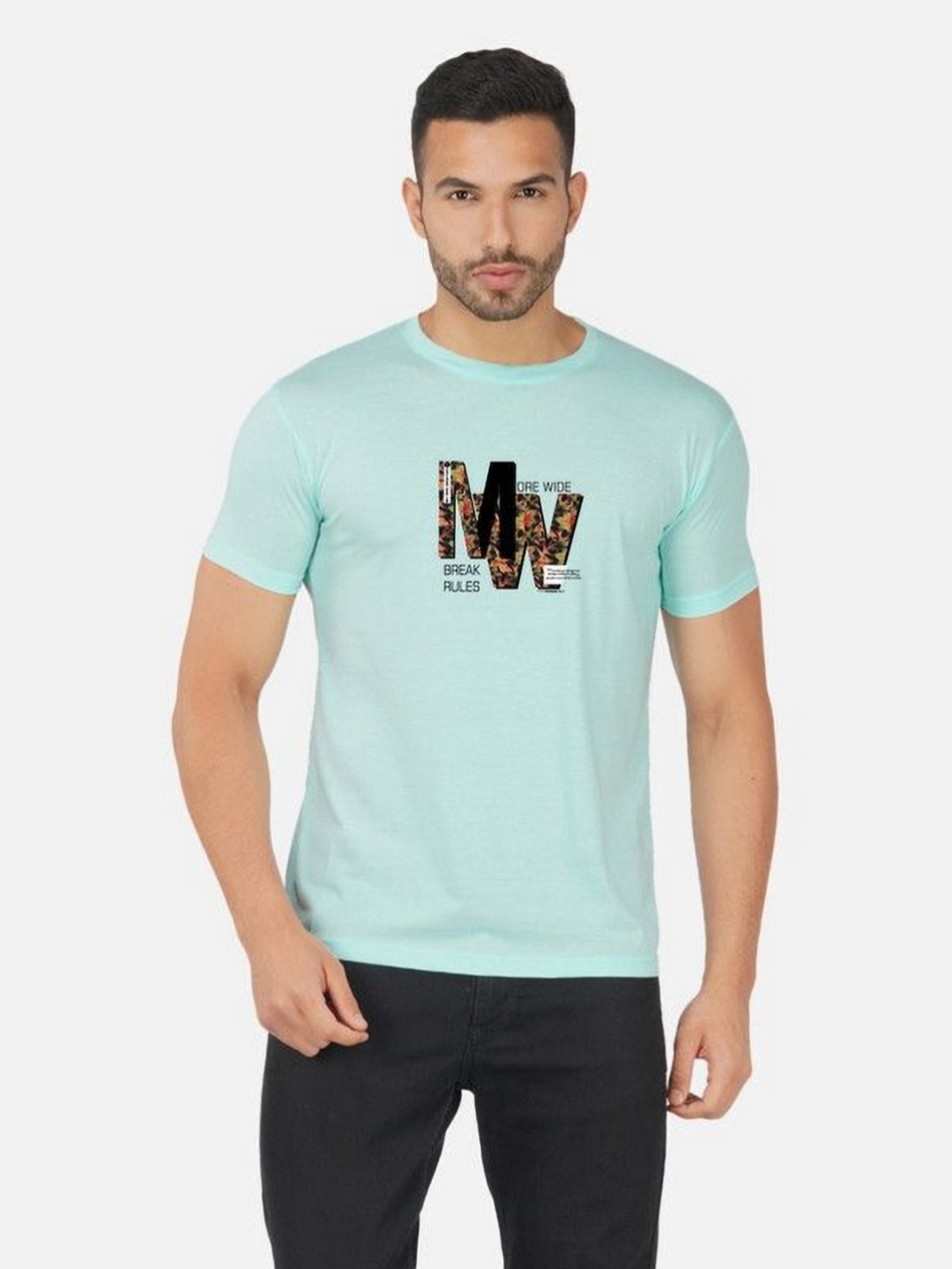 Moda Rapido Men Bio Finish Typography Printed Round Neck Cotton T-shirt, Turquoise blue
Moda Rapido Men Bio Finish Typography Printed Round Neck Cotton T-shirt, Turquoise blue