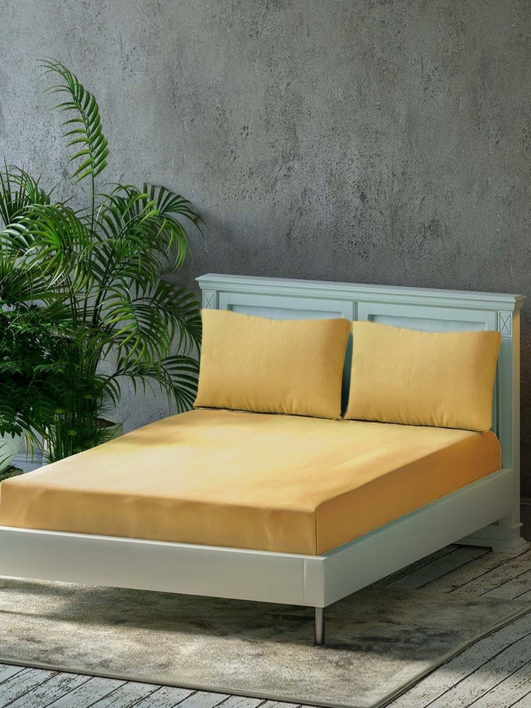 Trance Home Linen Gold Pure Cotton 300 TC Queen Size Fitted Bedsheet Set 1.90 m x 1.52 m
Trance Home Linen Gold Pure Cotton 300 TC Queen Size Fitted Bedsheet Set 1.90 m x 1.52 m