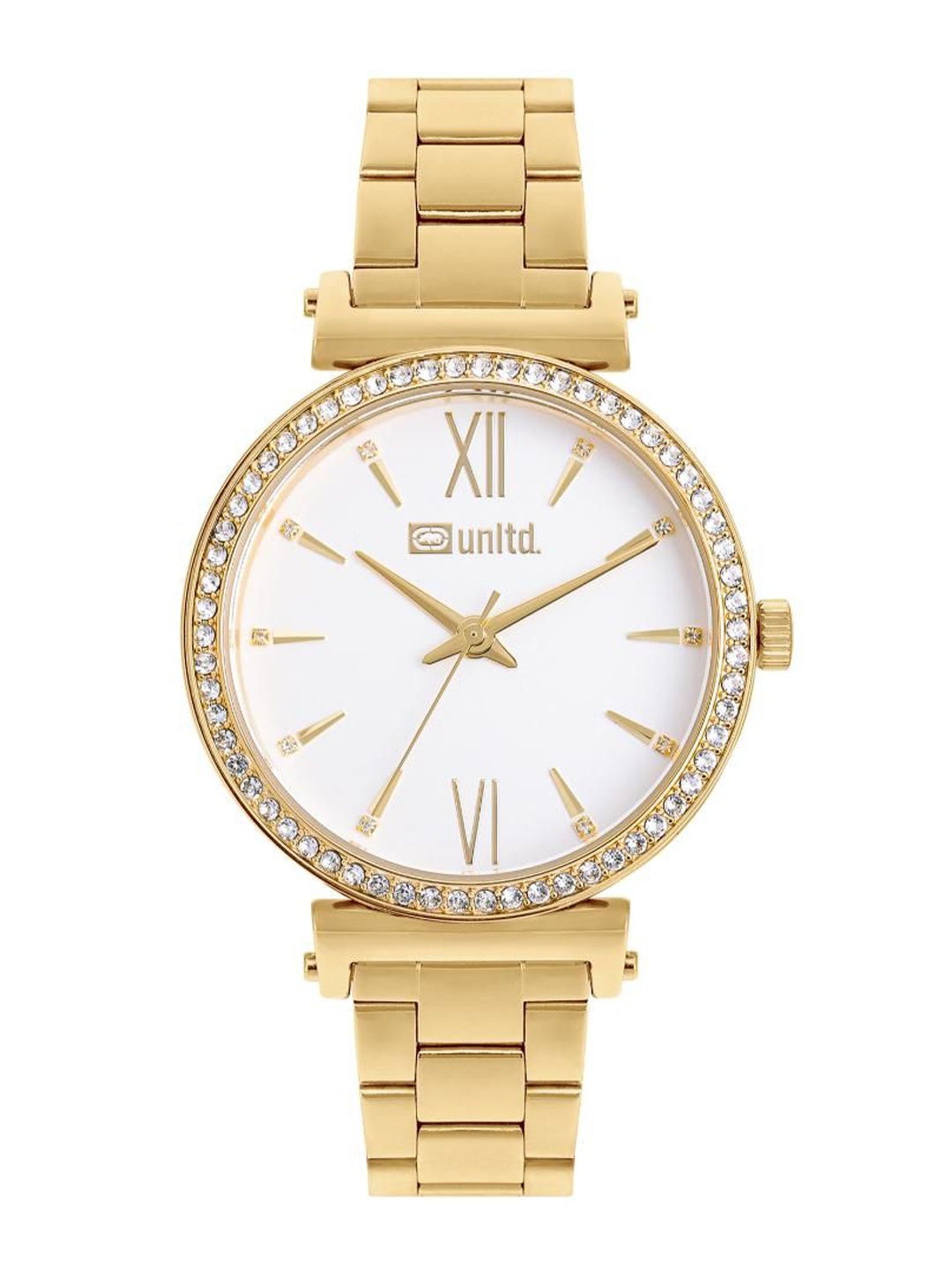 unltd. Women Brass Dial & Stainless Steel Bracelet Style Straps Analogue Watch UNL050002, Silver
unltd. Women Brass Dial & Stainless Steel Bracelet Style Straps Analogue Watch UNL050002, Silver