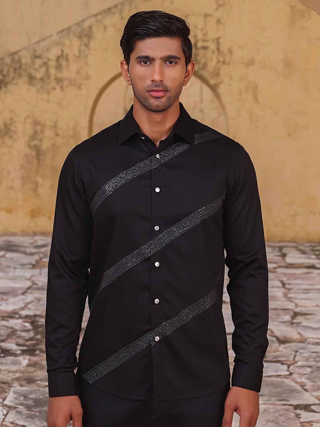 ABKASA Men Classic Slim Fit Spread Collar Abstract Printed Cotton Casual Shirt, Black
ABKASA Men Classic Slim Fit Spread Collar Abstract Printed Cotton Casual Shirt, Black