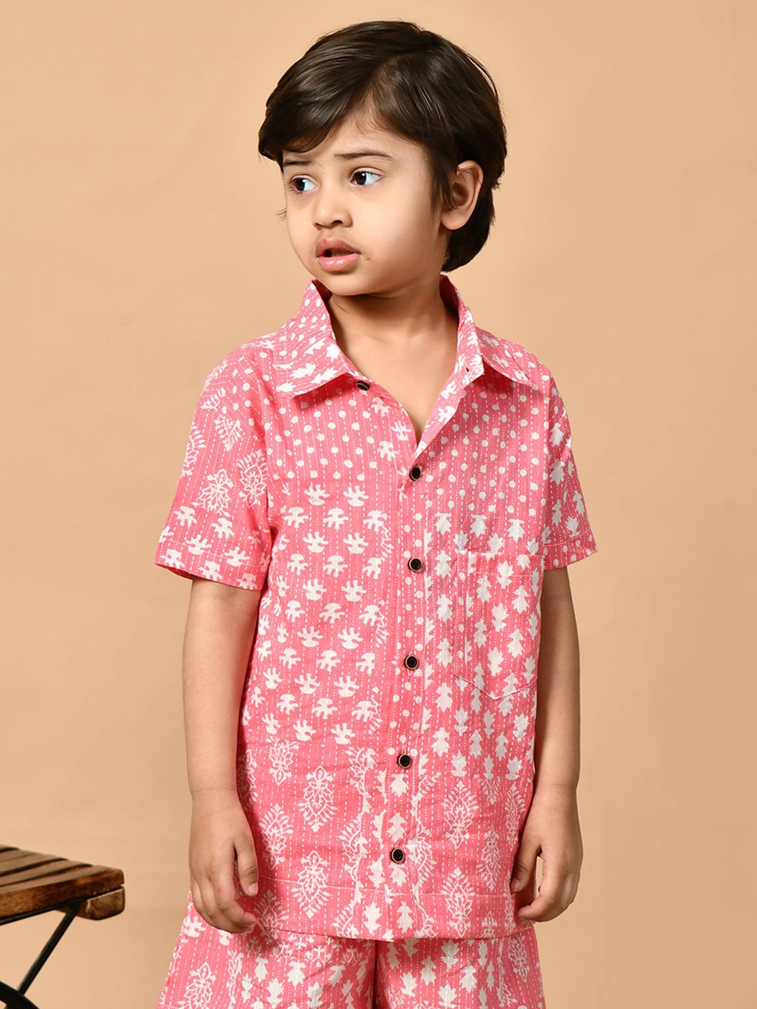 MoMaa Boys Comfort Relaxed Fit Spread Collar Floral Printed Cotton Casual Shirt, Pink
MoMaa Boys Comfort Relaxed Fit Spread Collar Floral Printed Cotton Casual Shirt, Pink