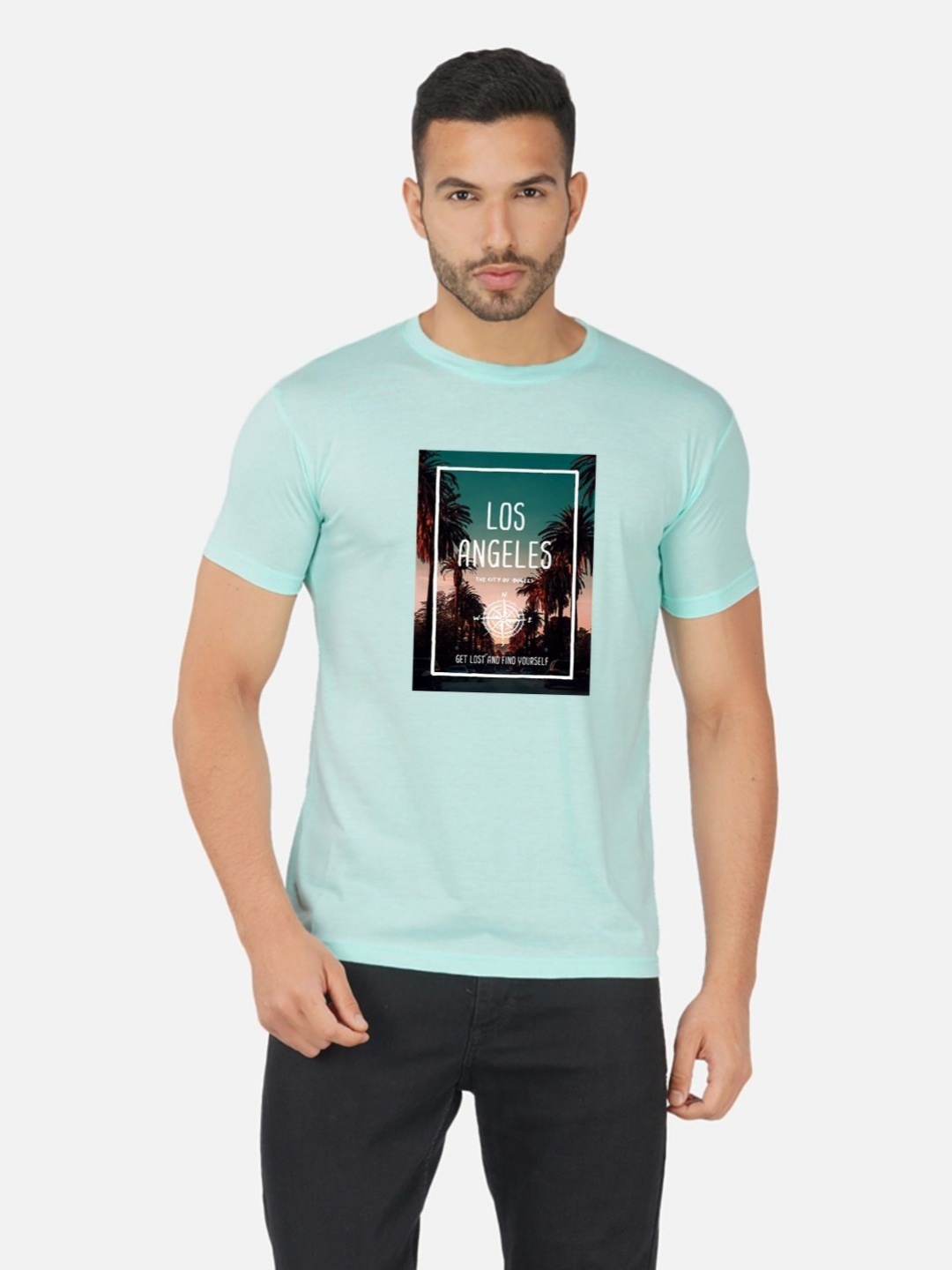 Moda Rapido Men Bio Finish Typography Printed Round Neck Cotton T-shirt, Turquoise blue
Moda Rapido Men Bio Finish Typography Printed Round Neck Cotton T-shirt, Turquoise blue