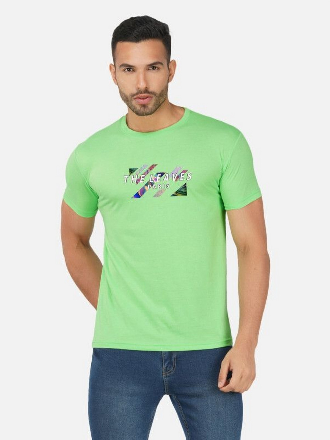 Moda Rapido Men Bio Finish Typography Printed Round Neck Cotton T-shirt, Green
Moda Rapido Men Bio Finish Typography Printed Round Neck Cotton T-shirt, Green