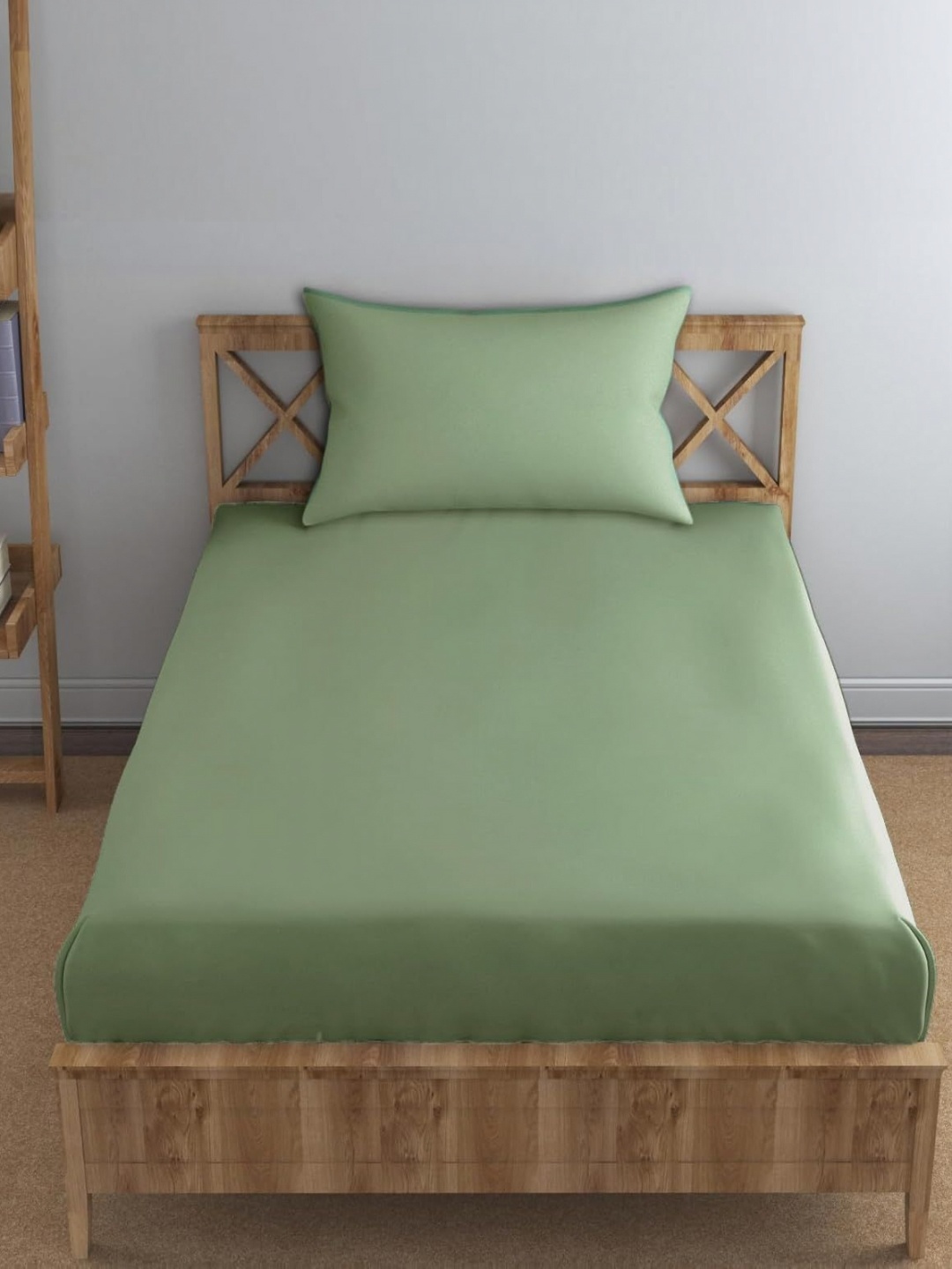 Trance Home Linen Green Pure Cotton 300 TC Fitted Single Bedsheet Set 1.83 m x 0.76 m
Trance Home Linen Green Pure Cotton 300 TC Fitted Single Bedsheet Set 1.83 m x 0.76 m