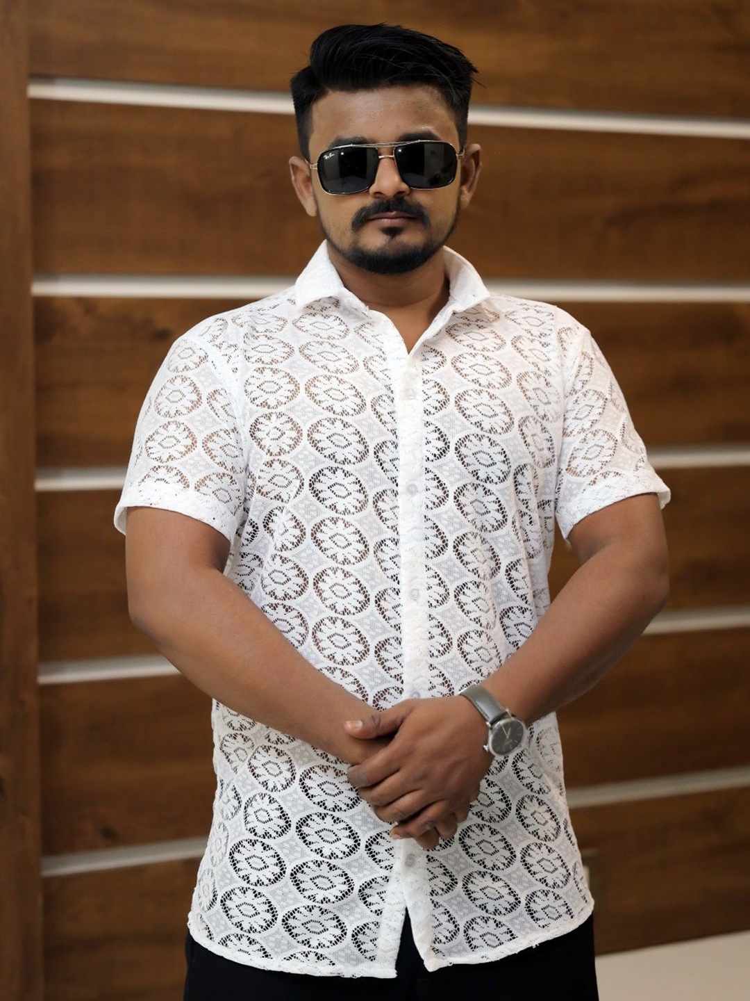 Metronaut Men Regular Fit Spread Collar Floral Printed Cotton Casual Shirt, White
Metronaut Men Regular Fit Spread Collar Floral Printed Cotton Casual Shirt, White