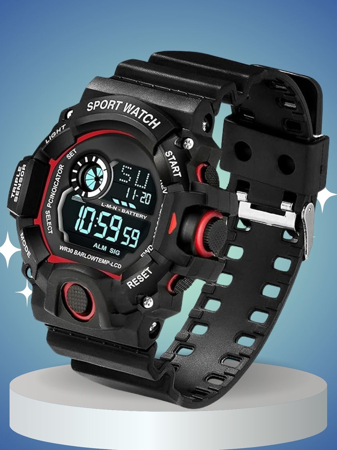 SWADESI STUFF Unisex Kids Dial & Bracelet Style Straps Digital Automatic Watch SDS 760 RED, Black
SWADESI STUFF Unisex Kids Dial & Bracelet Style Straps Digital Automatic Watch SDS 760 RED, Black