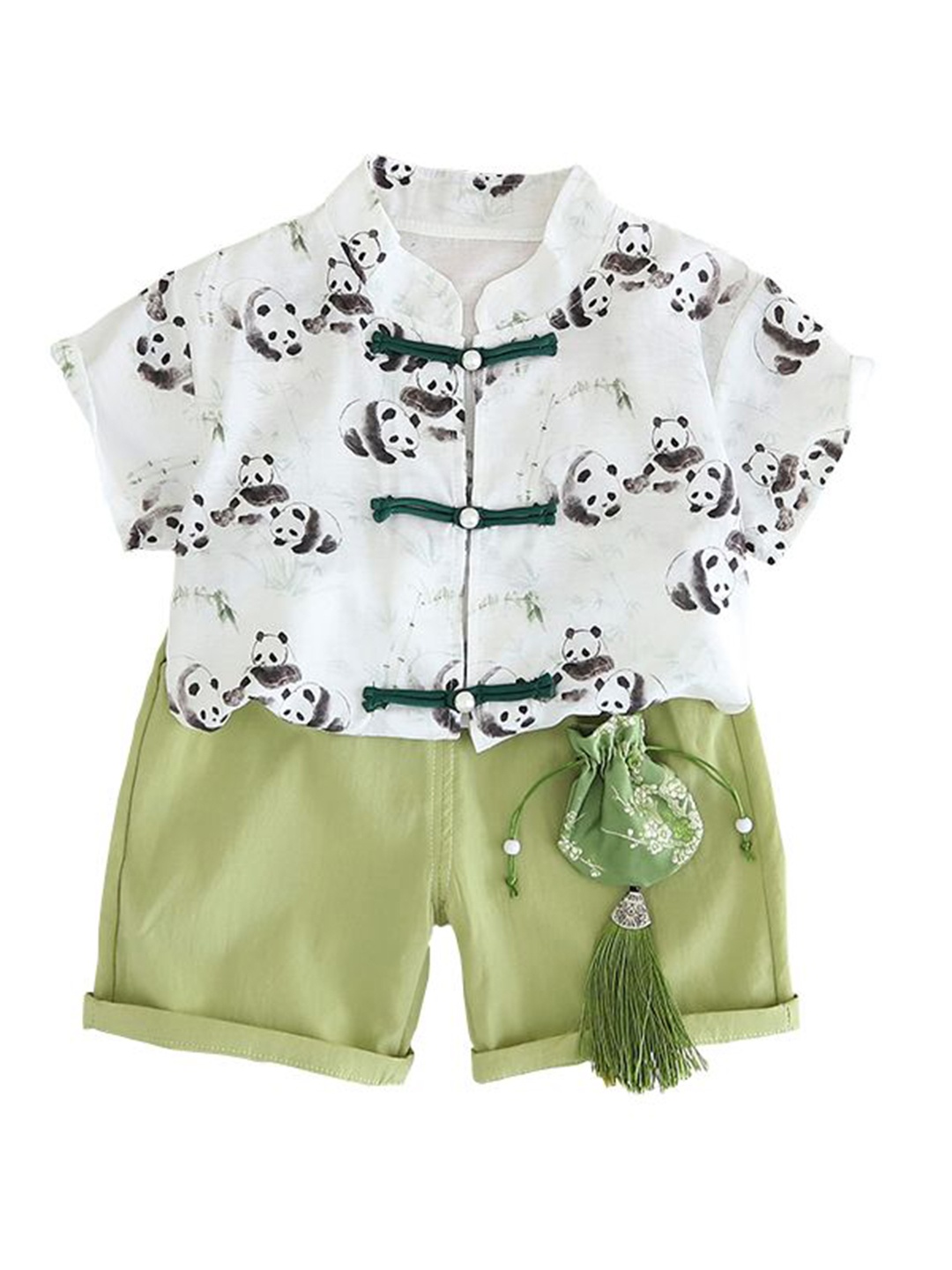 StyleCast x Revolte Boys Animal Printed Mandarin Collar Pure Cotton Shirt With Shorts, White
StyleCast x Revolte Boys Animal Printed Mandarin Collar Pure Cotton Shirt With Shorts, White