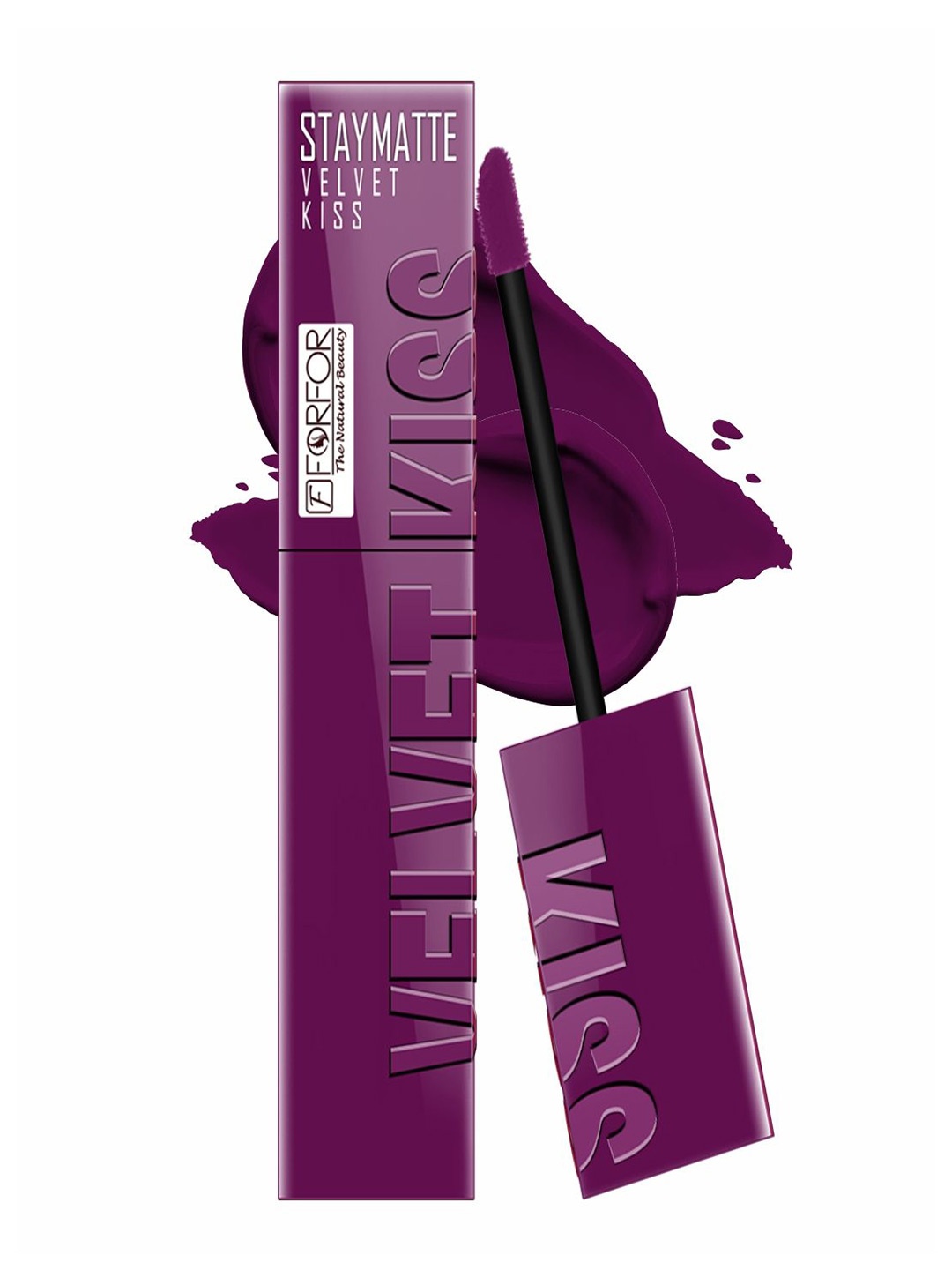 FORFOR Velvet Kiss Water & Smudge-Proof Matte Liquid Lipstick 3.5 ml Shade-03, Purple
FORFOR Velvet Kiss Water & Smudge-Proof Matte Liquid Lipstick 3.5 ml Shade-03, Purple