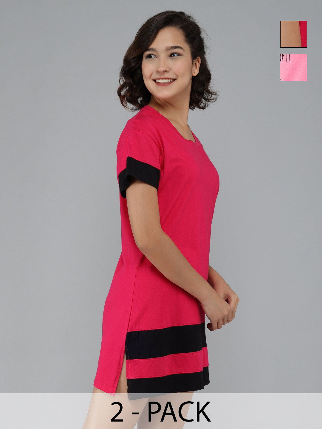 Christy World Women 2 Applique T-shirt, Multi
Christy World Women 2 Applique T-shirt, Multi