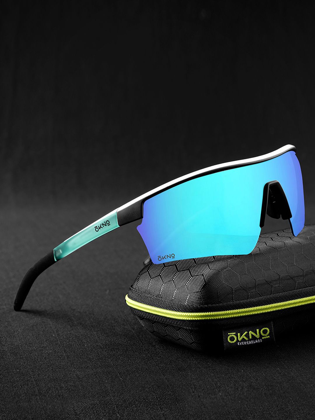 OKNO Unisex Sports Sunglasses with Polarised and UV Protected Lens OKNOTriosKIC1, Blue
OKNO Unisex Sports Sunglasses with Polarised and UV Protected Lens OKNOTriosKIC1, Blue