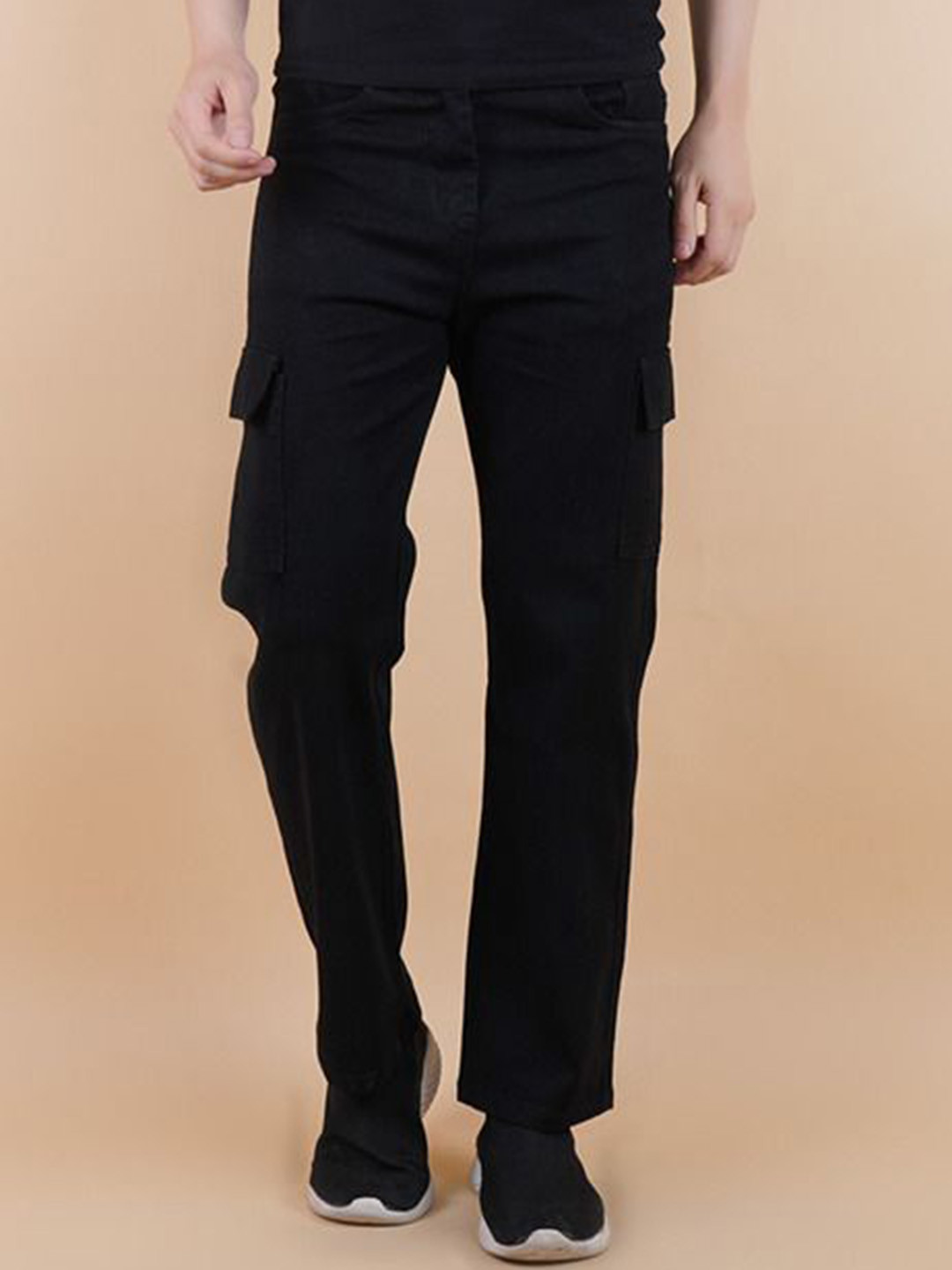 LINARIA Men Cotton Classic Boyfriend Fit Mid-Rise Low Distress Stretchable Jeans, Black
LINARIA Men Cotton Classic Boyfriend Fit Mid-Rise Low Distress Stretchable Jeans, Black