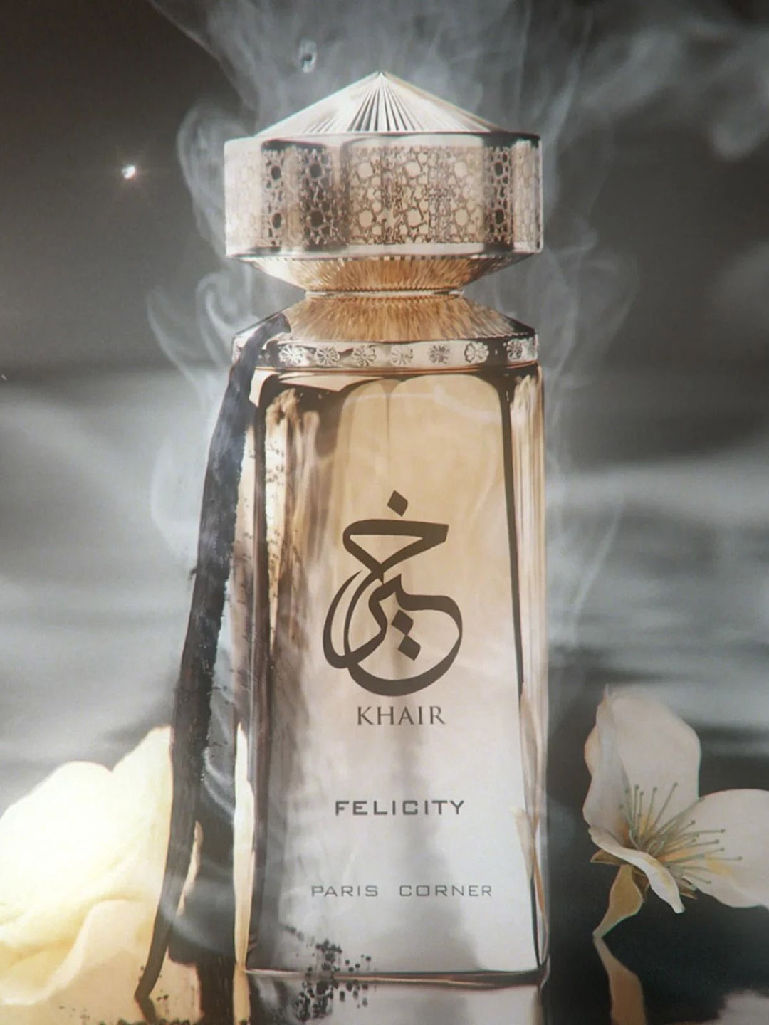 Paris Corner Perfumes Khair Felicity Long Lasting Eau de Parfum - 100 ml, Transparent
Paris Corner Perfumes Khair Felicity Long Lasting Eau de Parfum - 100 ml, Transparent
