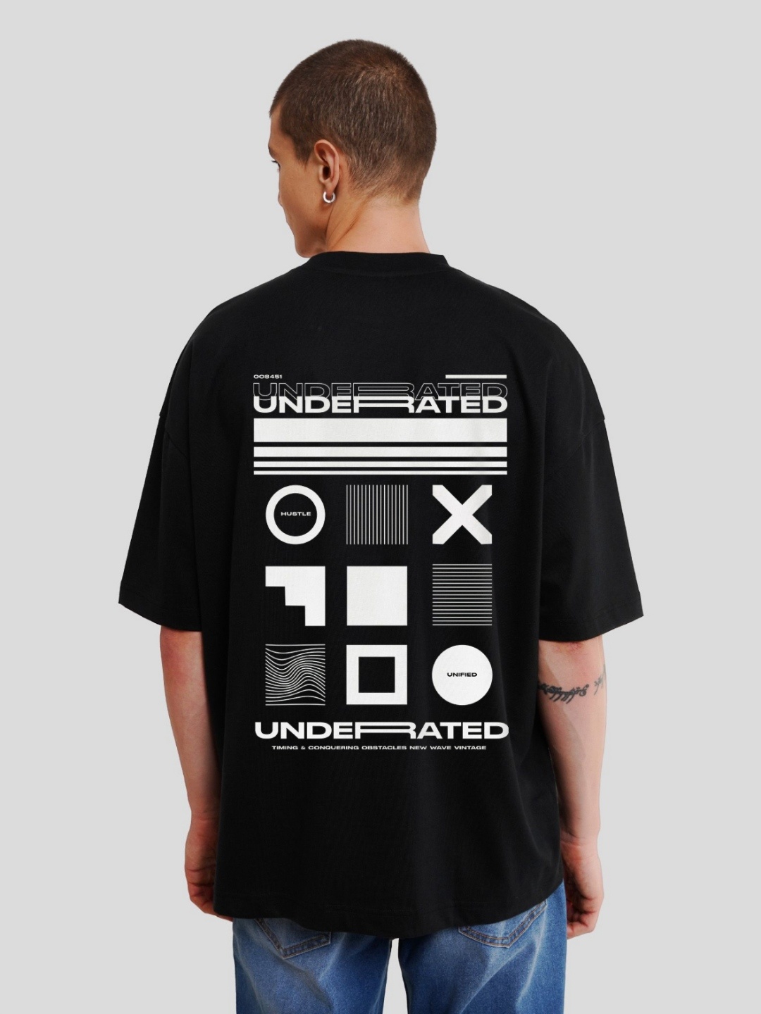 Underrated Club Men Typography Colourblocked Mandarin Collar Bio Finish Pockets T-shirt, Black
Underrated Club Men Typography Colourblocked Mandarin Collar Bio Finish Pockets T-shirt, Black