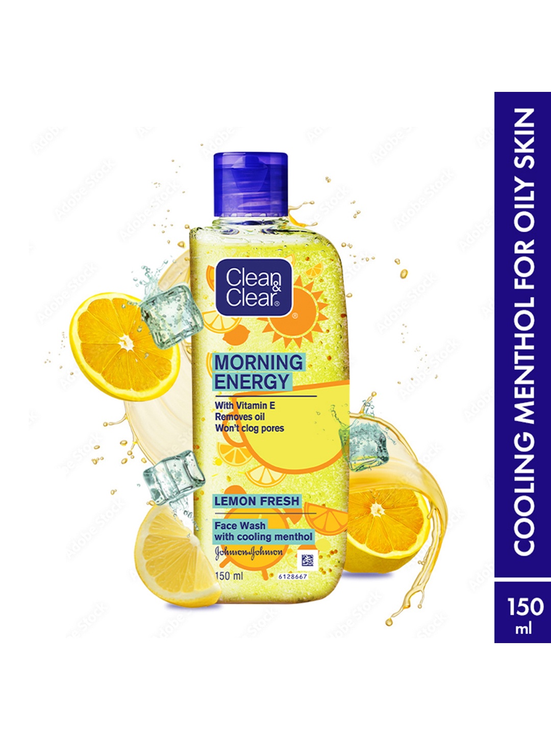Clean&Clear Morning Energy Lemon Fresh Face Wash with Menthol for Normal Skin - 150ml, Yellow
Clean&Clear Morning Energy Lemon Fresh Face Wash with Menthol for Normal Skin - 150ml, Yellow