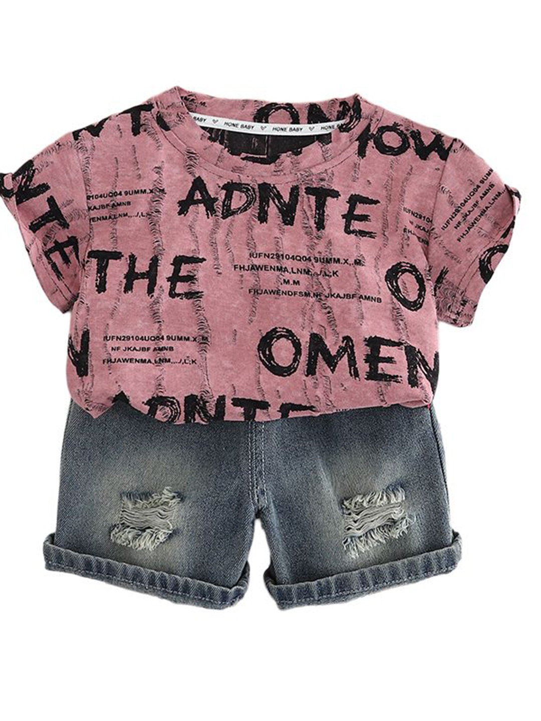 StyleCast x Revolte Boys Typography Printed Round Neck Pure Cotton T-shirt with Shorts, Pink
StyleCast x Revolte Boys Typography Printed Round Neck Pure Cotton T-shirt with Shorts, Pink