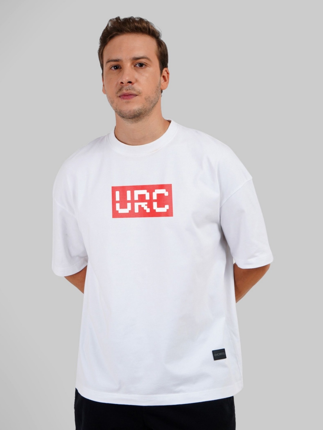 Underrated Club Men Typography Printed Drop-Shoulder Sleeves Bio Finish Applique T-shirt, White
Underrated Club Men Typography Printed Drop-Shoulder Sleeves Bio Finish Applique T-shirt, White