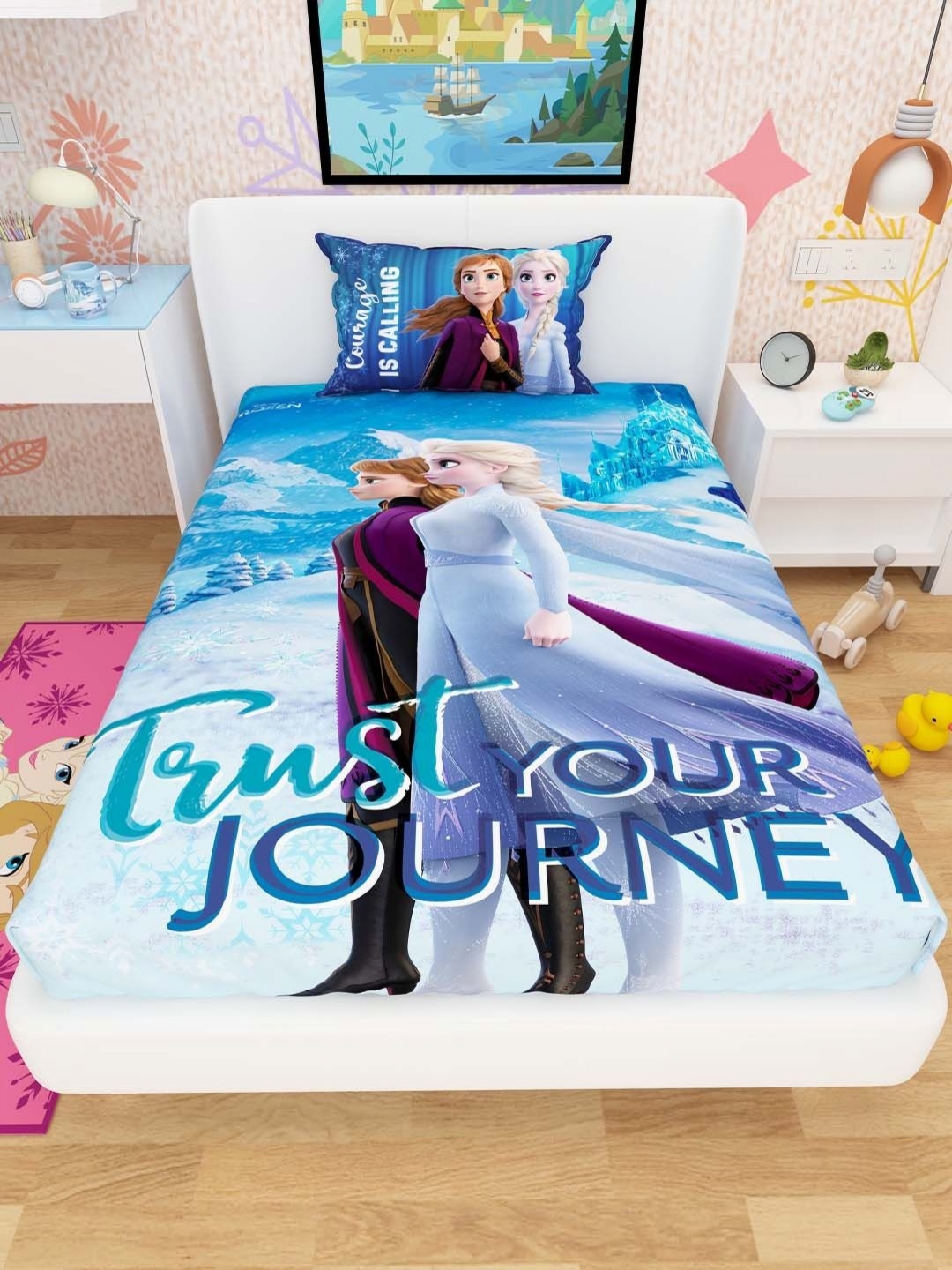 Athom Living Blue & Purple Printed 180 TC Cotton Single Bedsheet Set 1.48 m x 2.23 m
Athom Living Blue & Purple Printed 180 TC Cotton Single Bedsheet Set 1.48 m x 2.23 m