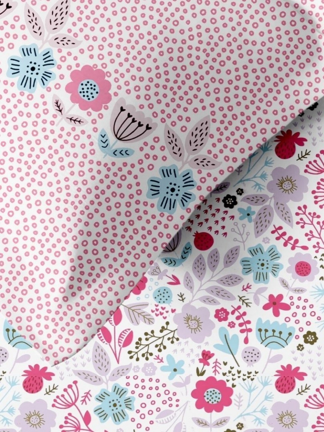 Jaipur Weaves Pink & White Floral Printed 240 TC Cotton King Bedsheet Set 2.74 m x 2.74 m
Jaipur Weaves Pink & White Floral Printed 240 TC Cotton King Bedsheet Set 2.74 m x 2.74 m
