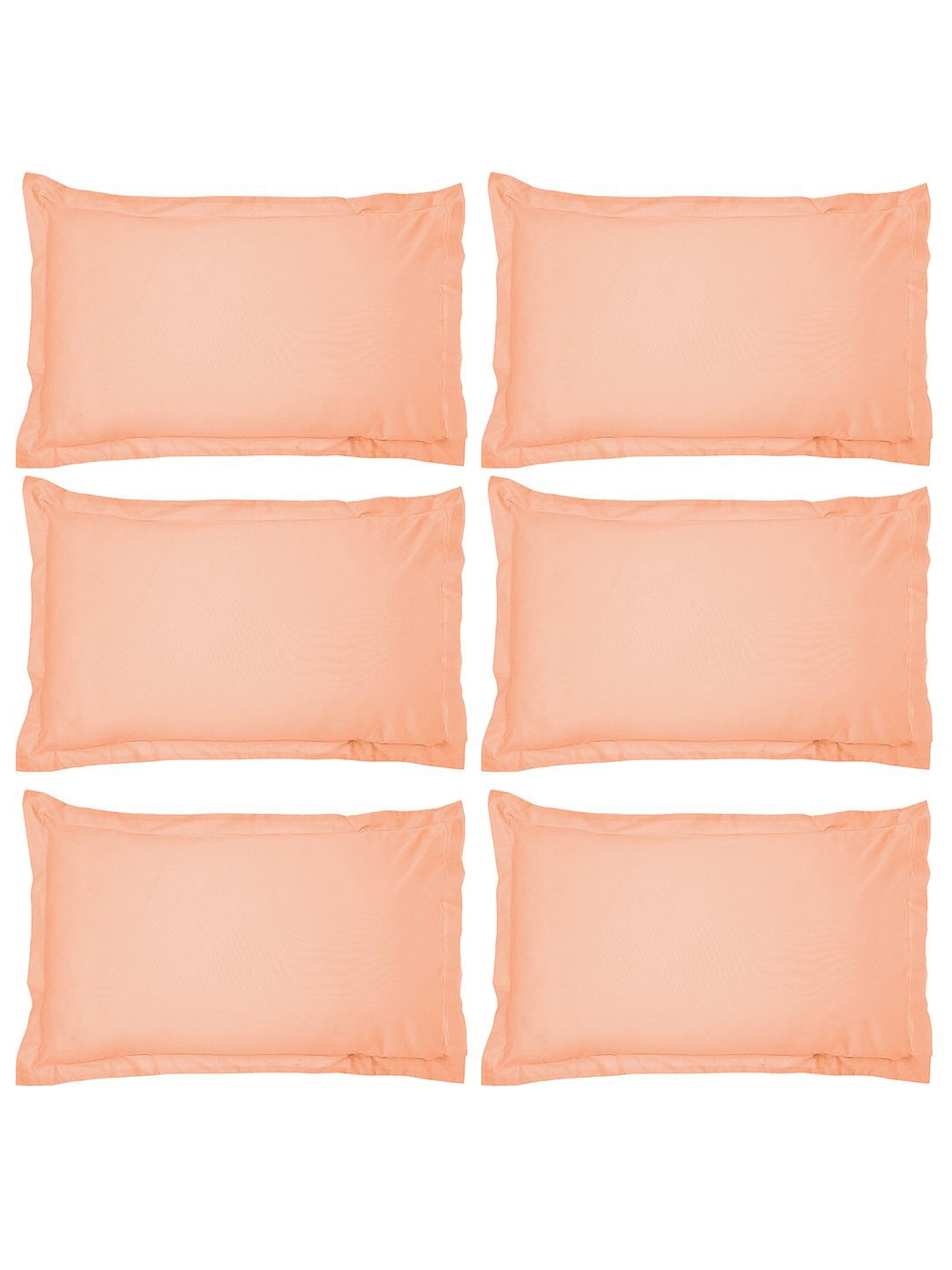 Kuber Industries Peach-Coloured 6 Pieces Cotton Rectangle Breathable & Soft Pillow Covers
Kuber Industries Peach-Coloured 6 Pieces Cotton Rectangle Breathable & Soft Pillow Covers