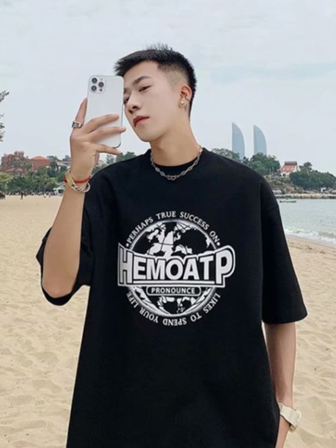 StyleCast x Revolte Men Typography Printed Round Neck Cotton Oversized T-shirt, Black
StyleCast x Revolte Men Typography Printed Round Neck Cotton Oversized T-shirt, Black