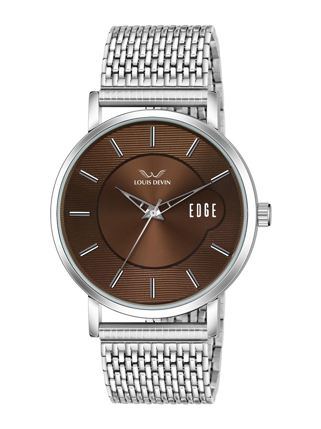 LOUIS DEVIN Men Brass Dial & Stainless Steel Straps Analogue Watch LD-GR092-BRW-CH, Brown
LOUIS DEVIN Men Brass Dial & Stainless Steel Straps Analogue Watch LD-GR092-BRW-CH, Brown