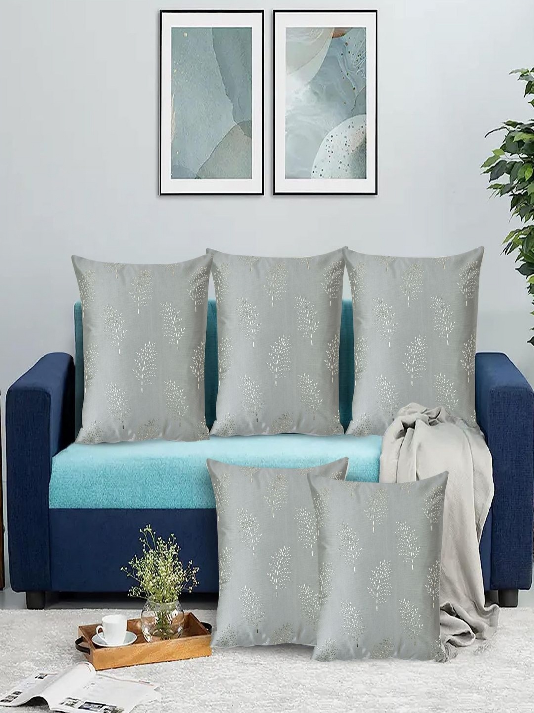 Myntra Elegant Homes Grey & White Set of 5 Ethnic Motifs Velvet Square Cushion Covers
Myntra Elegant Homes Grey & White Set of 5 Ethnic Motifs Velvet Square Cushion Covers