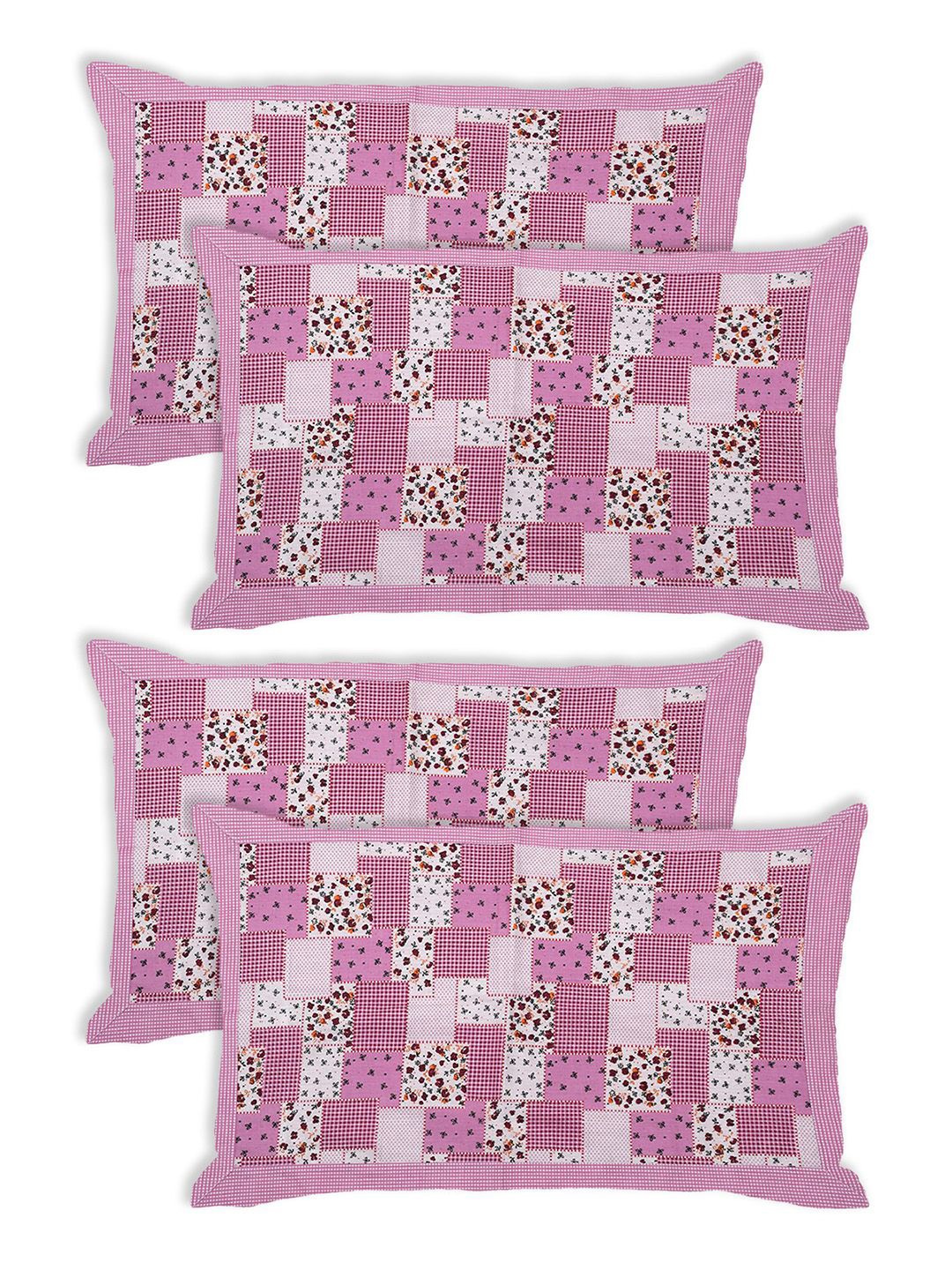 Kuber Industries Pink & White 4 Pieces Floral Printed Pure Cotton Rectangle Pillow Covers
Kuber Industries Pink & White 4 Pieces Floral Printed Pure Cotton Rectangle Pillow Covers
