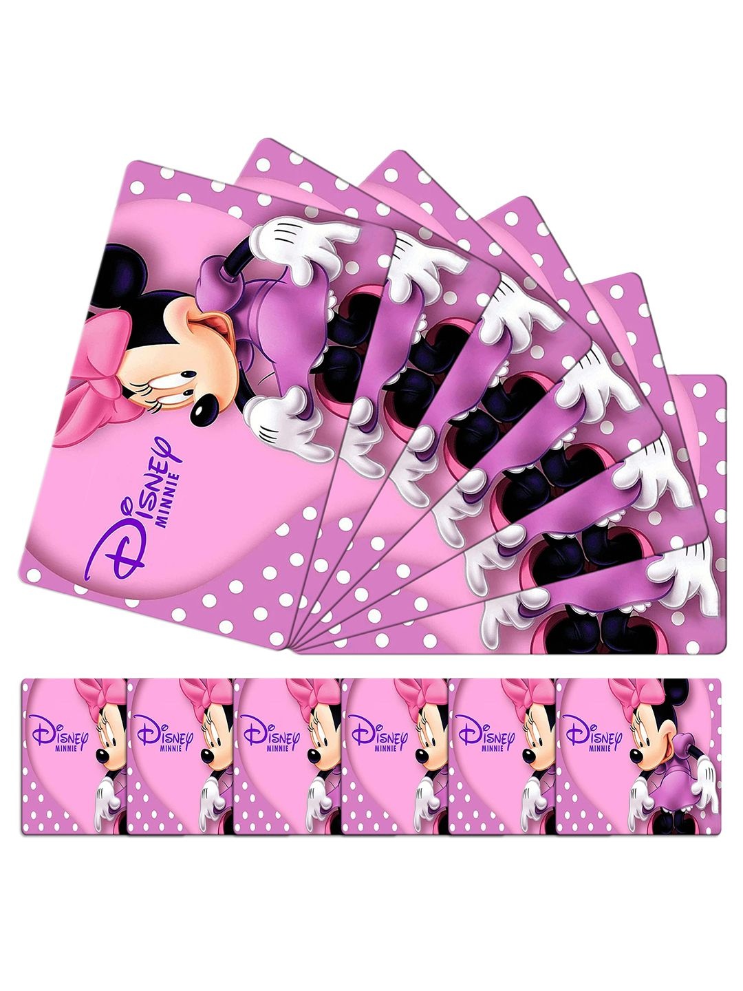 Kuber Industries 12-Pcs Pink & Black Minni Printed Rectangle Table Placemats With Coasters
Kuber Industries 12-Pcs Pink & Black Minni Printed Rectangle Table Placemats With Coasters