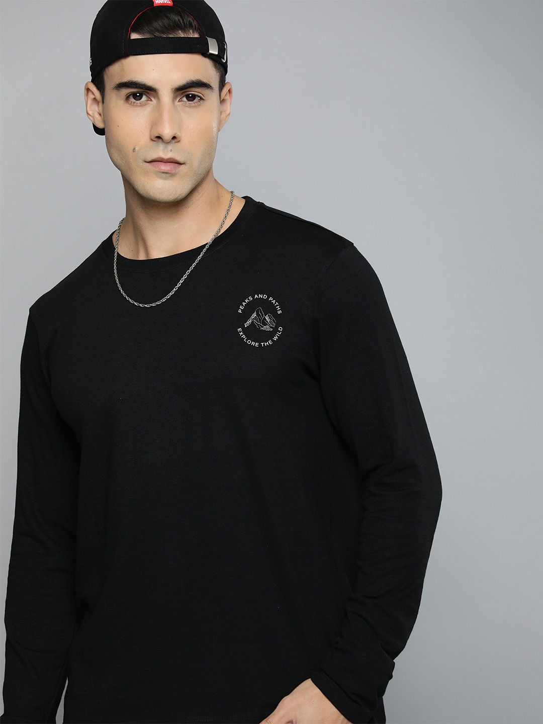 R.Code by The Roadster Lifestyle Co. Men Graphic Printed Round Neck Cotton T-shirt, Black
R.Code by The Roadster Lifestyle Co. Men Graphic Printed Round Neck Cotton T-shirt, Black