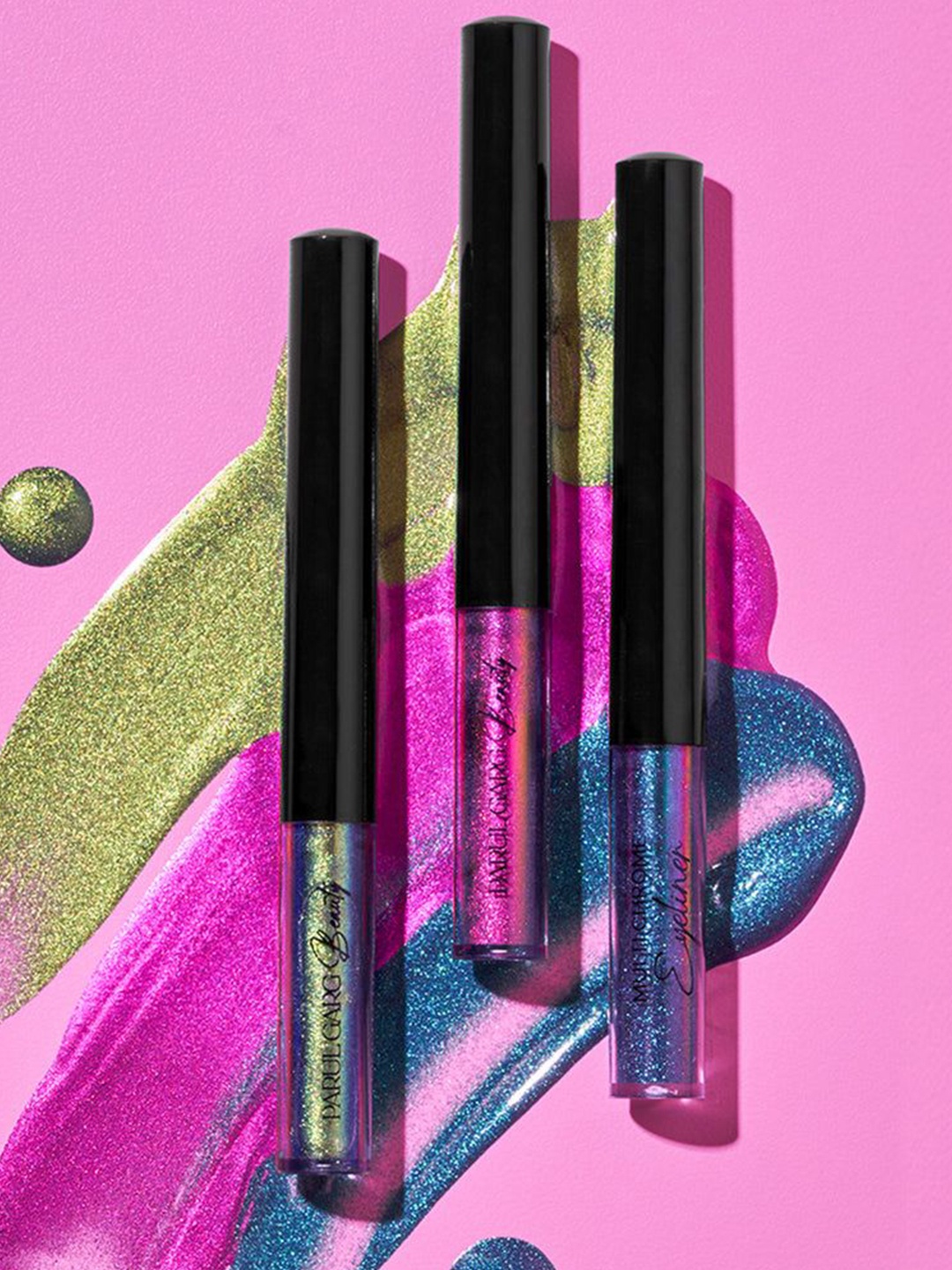 Parul Garg Beauty Multi-Chrome Waterproof Shimmer Liquid Eyeliners - 1.6 ml Tanzanite 21, Blue
Parul Garg Beauty Multi-Chrome Waterproof Shimmer Liquid Eyeliners - 1.6 ml Tanzanite 21, Blue