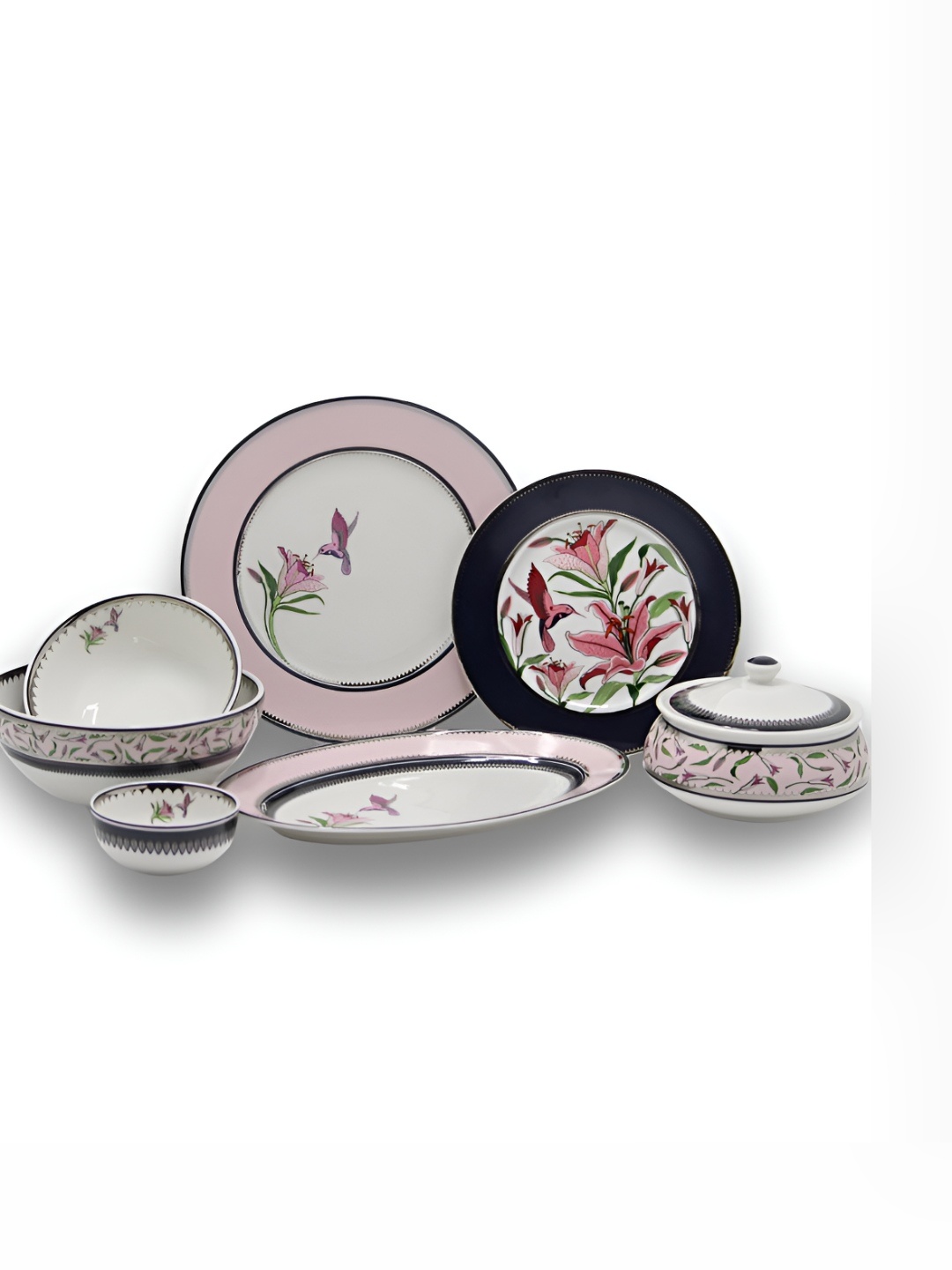 Naqsh Living Pink 2025 22 Pieces Porcelain Highlighted with 24k Gold Print Dinner Set of
Naqsh Living Pink 2025 22 Pieces Porcelain Highlighted with 24k Gold Print Dinner Set of